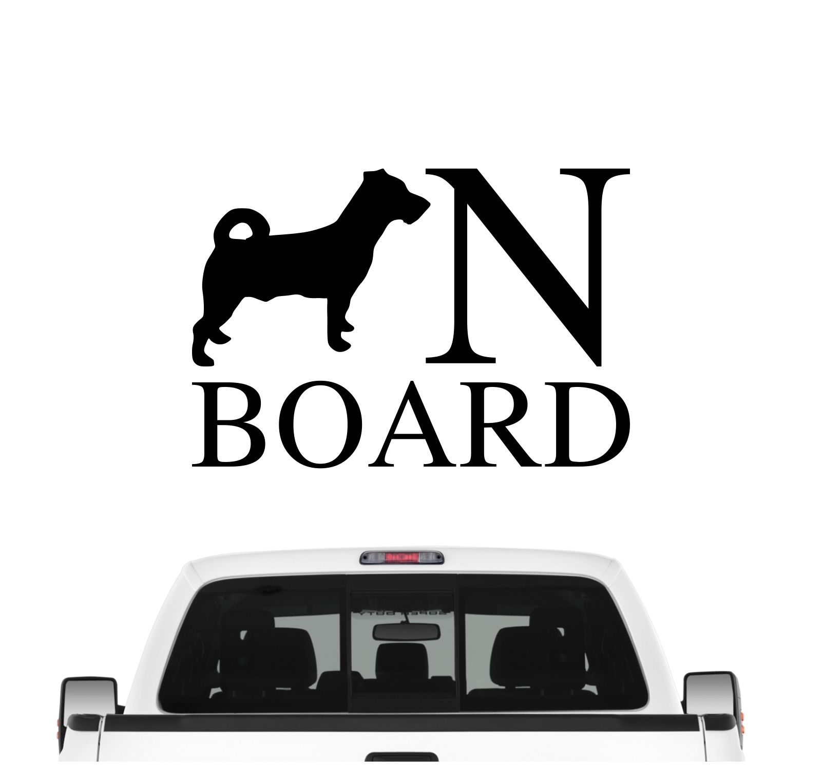 Jack Russell On Board Auto Aufkleber Hund Folie Wandtattoo Tattoo Sticker JRT Russel Jacky Jackie Terrier
