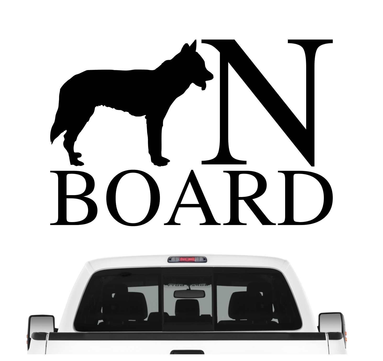 Wolfhound Board Auto Aufkleber Hund Folie Wandtattoo Tattoo Sticker Wolf Wolfhund Saarloos Tschechoslowakischer  Wolfdog