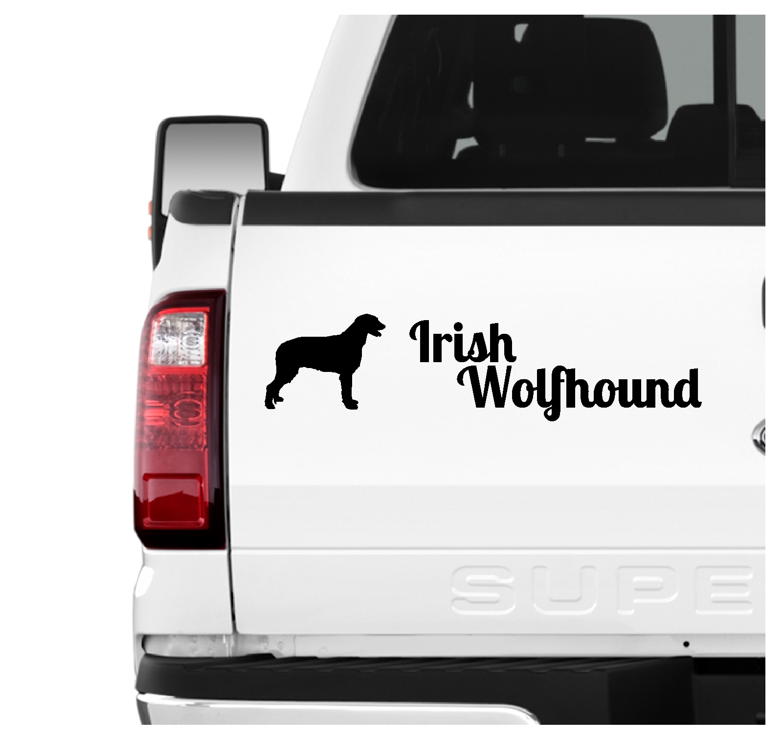 Irish Wolfhound Irischer Wolfshund Dog 3er Set  AUTOAUFKLEBER Aufkleber Hunde Hundemotiv by SIVIWONDER