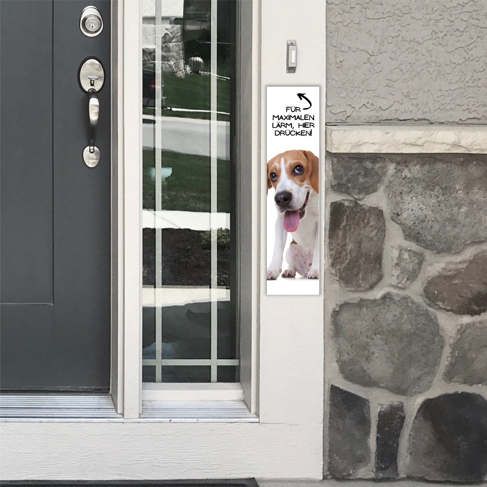 Beagle English Beagel Dog Türschild Warnschild Hundeschild Schildr happy Design by Siviwonder