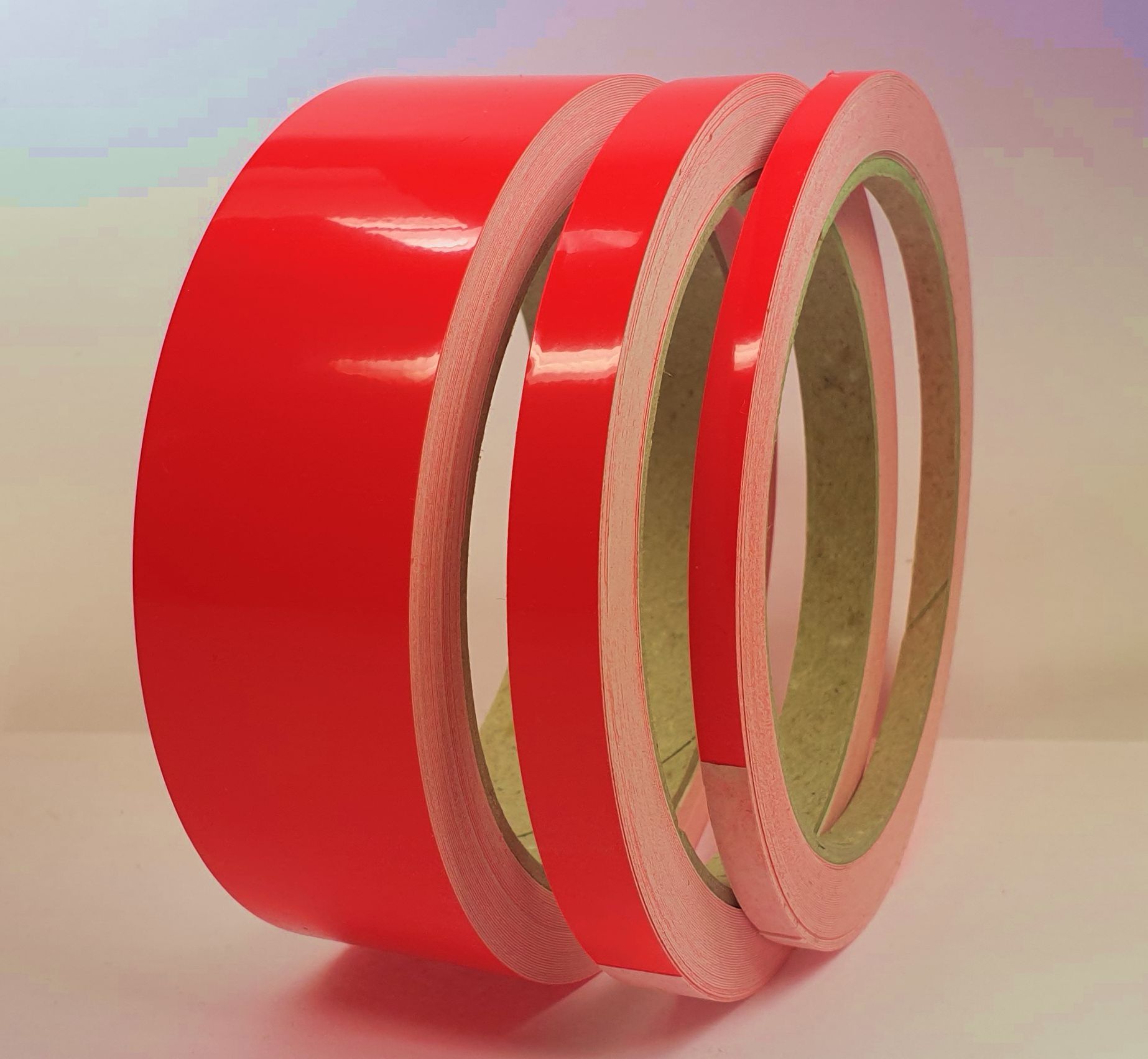 Zierstreifen neon rot - neonrot  fluor in in 10 m Länge für Auto Boot Klebeband Dekorstreifen Tuningstreifen Autofolie Siviwonder