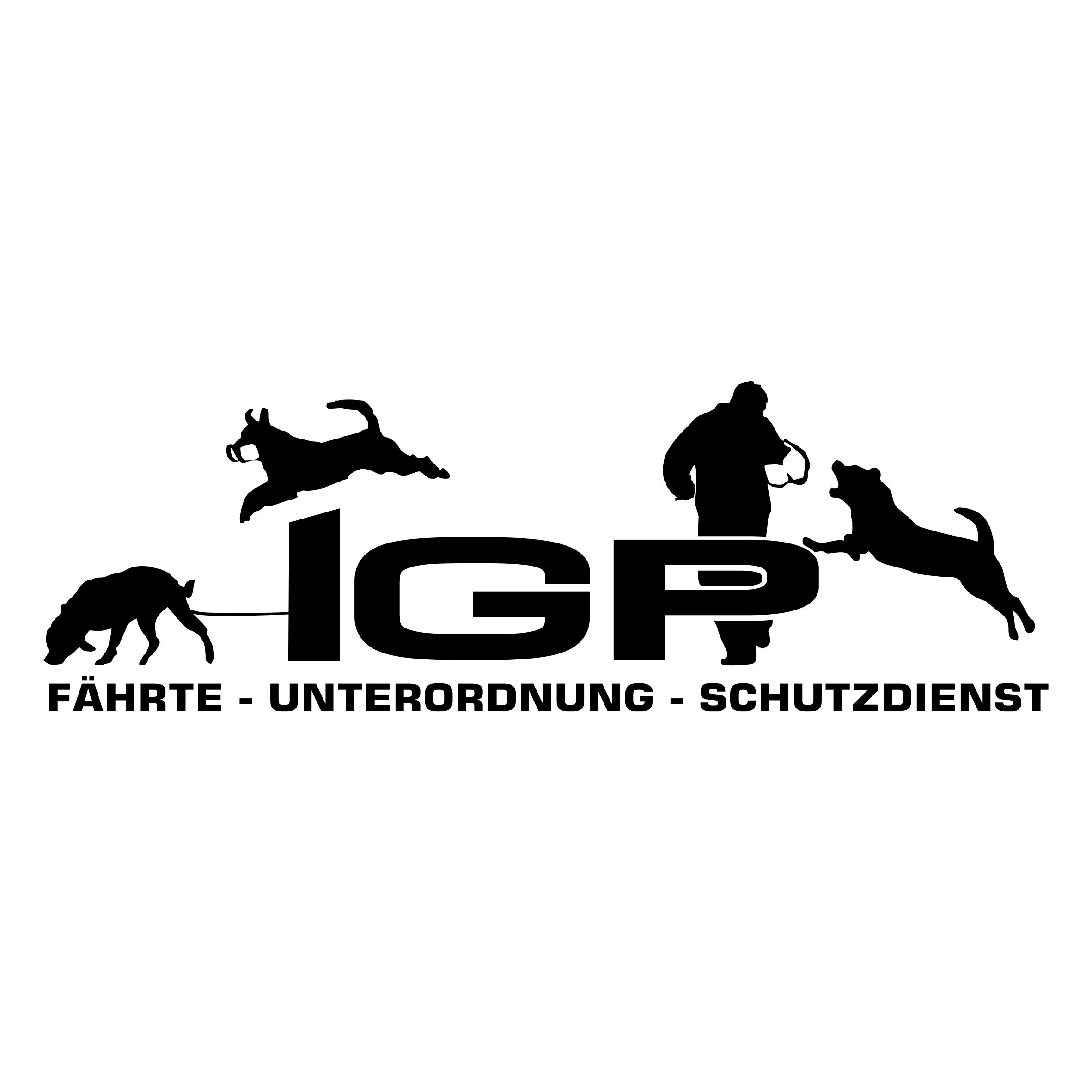 Aufkleber Hundemotiv Rasse IGP IPO Begleithund Prüfung Internationale Prüfungsordnung Gebrauchshudeprüfung Fährte Schutzdienst U