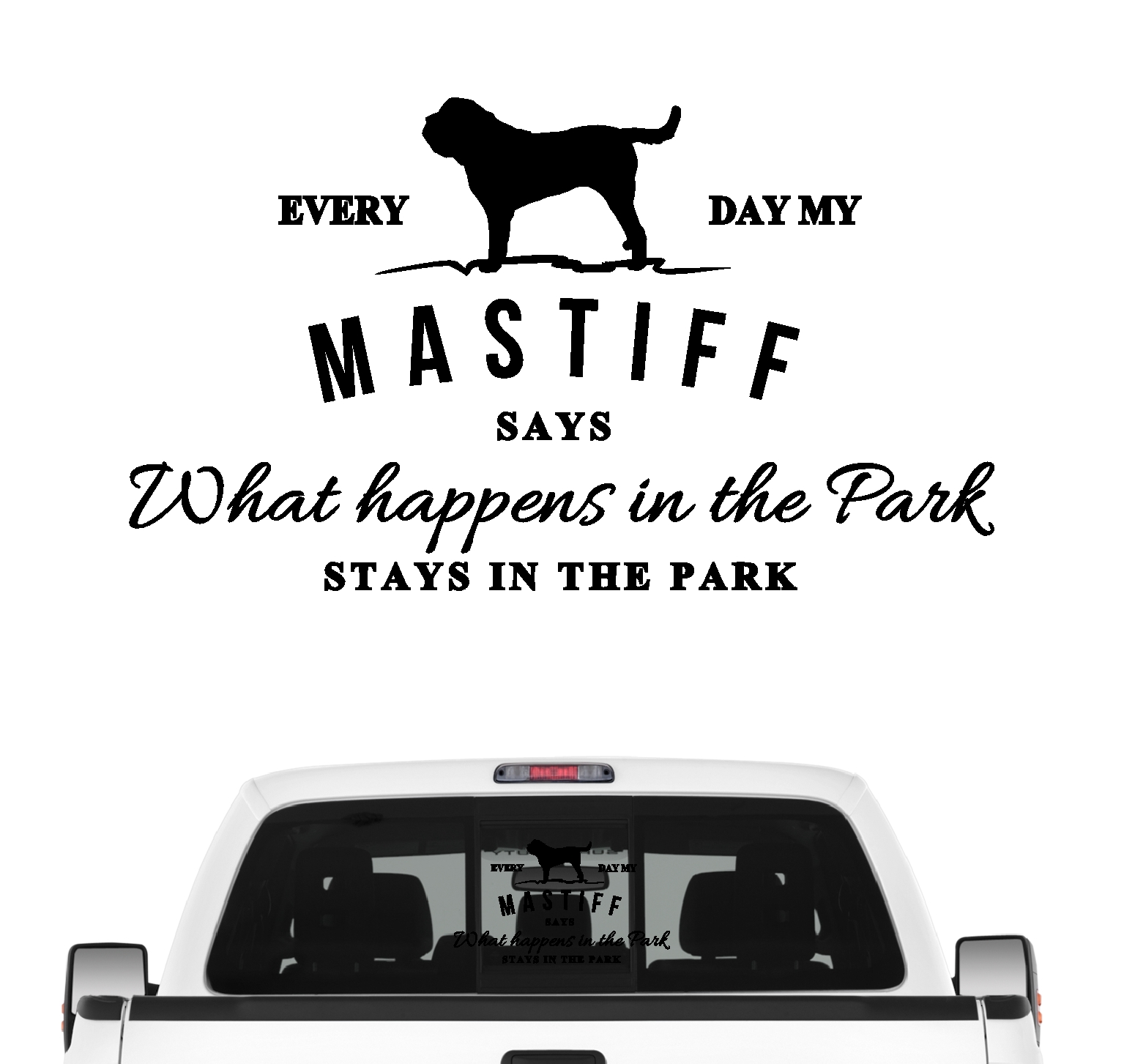 Mastiff Vintage Hundeaufkleber Hundemotiv Auto Folie Old English Mastiff