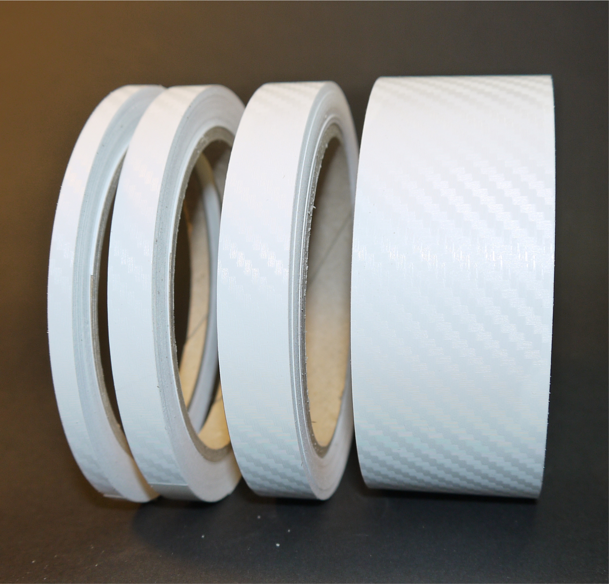 Zierstreifen weiß weiss white carbon in in 10 m Länge für Auto Boot Klebeband Dekorstreifen Tuningstreifen Autofolie Siviwonder