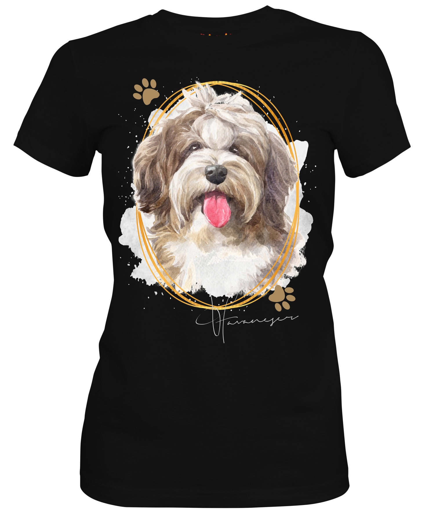 Damen Shirt HAVANESER 2 Signature Dogs Motiv by SIVIWONDER