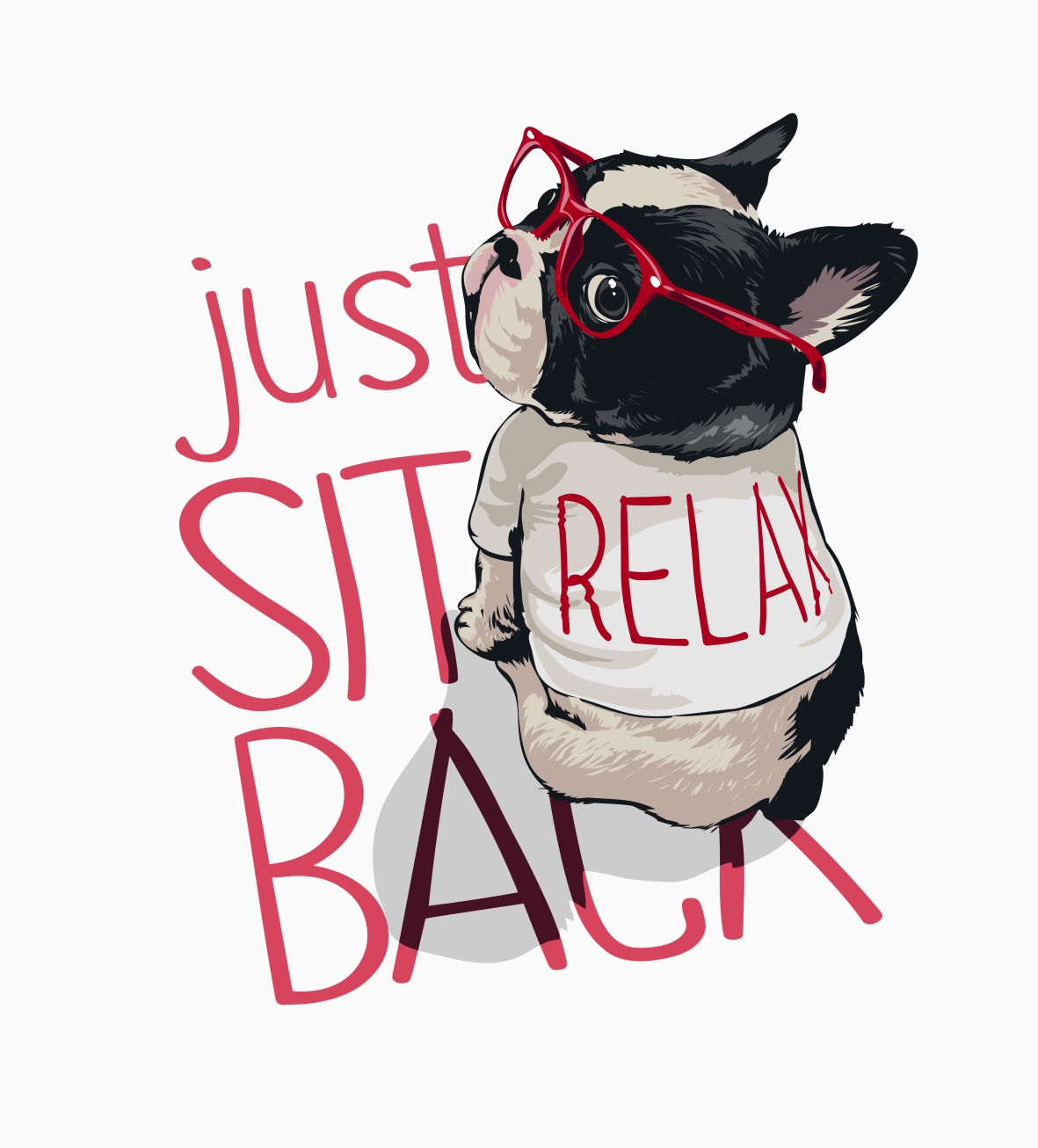 Relax French Bulldog süße The Dog Tasse Kaffeebecher Bulldogge Bully