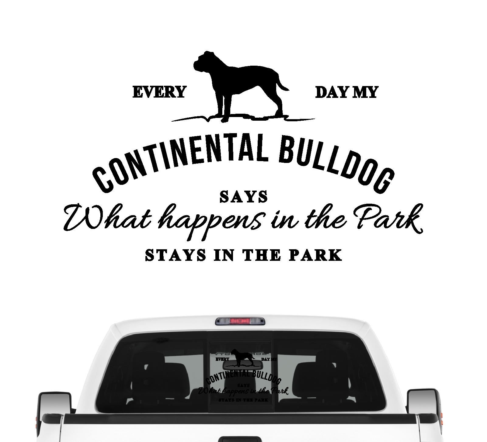 Continental Bulldog Vintage Hundeaufkleber Hundemotiv Folie Conti Bully Bull Schweiz