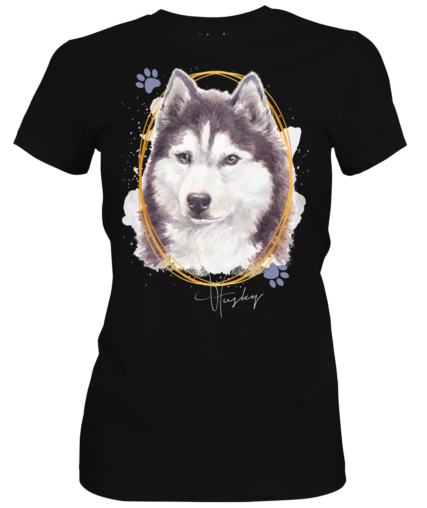 Damen Shirt HUSKY Signature Dogs Motiv by SIVIWONDER