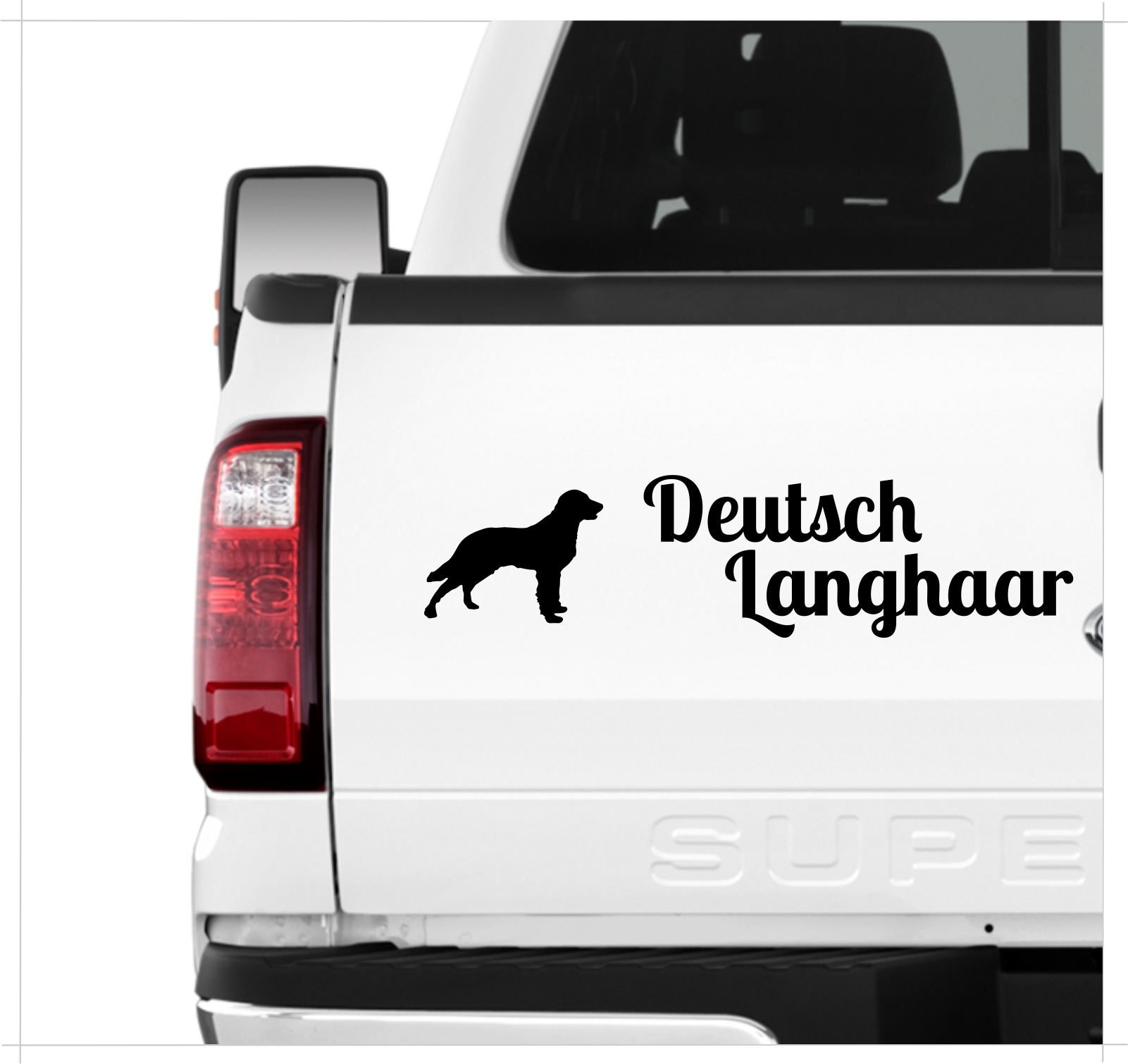 Deutsch Langhaar DL Deutscher Langhaariger Vorstehhund German Pointer  Jagdhund Jäger Dog 3er Set  AUTOAUFKLEBER Aufkleber Hunde Hundemotiv by SIVIWONDER