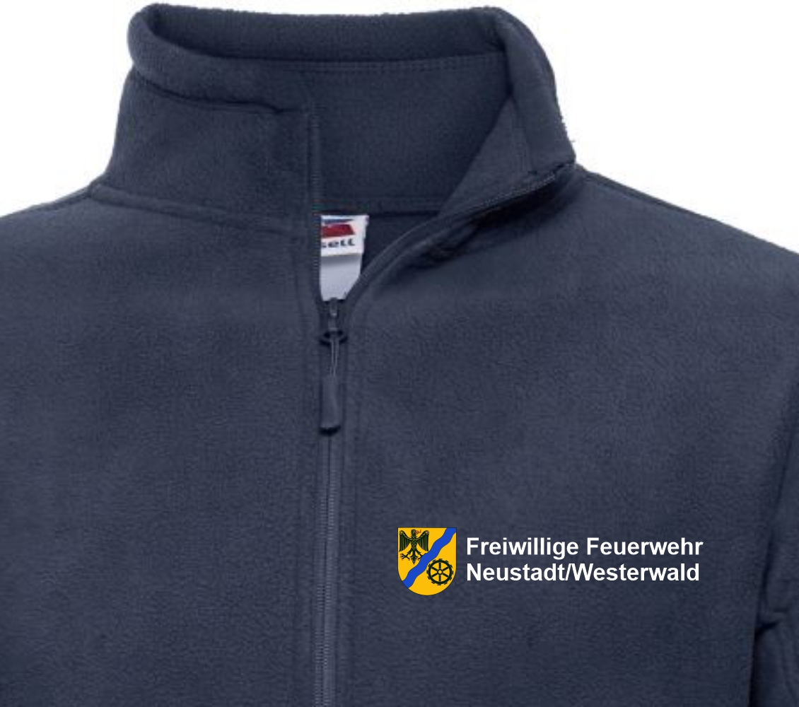 Feuerwehr Neustadt Westerwald Herren Unisex Fleece Jacke Feuerwehren