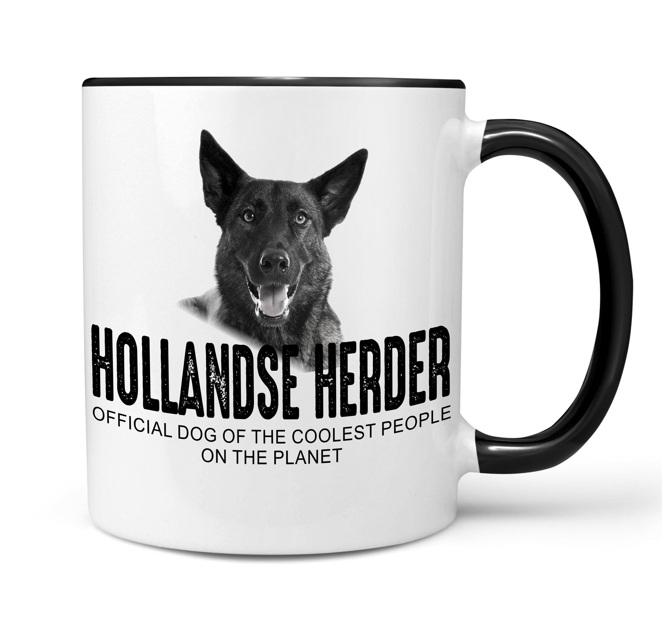 Hollandse Herder Herdershond Holländischer Schäferhund Dog Tasse Kaffeetasse Kaffeebecher happy Design by Siviwonder