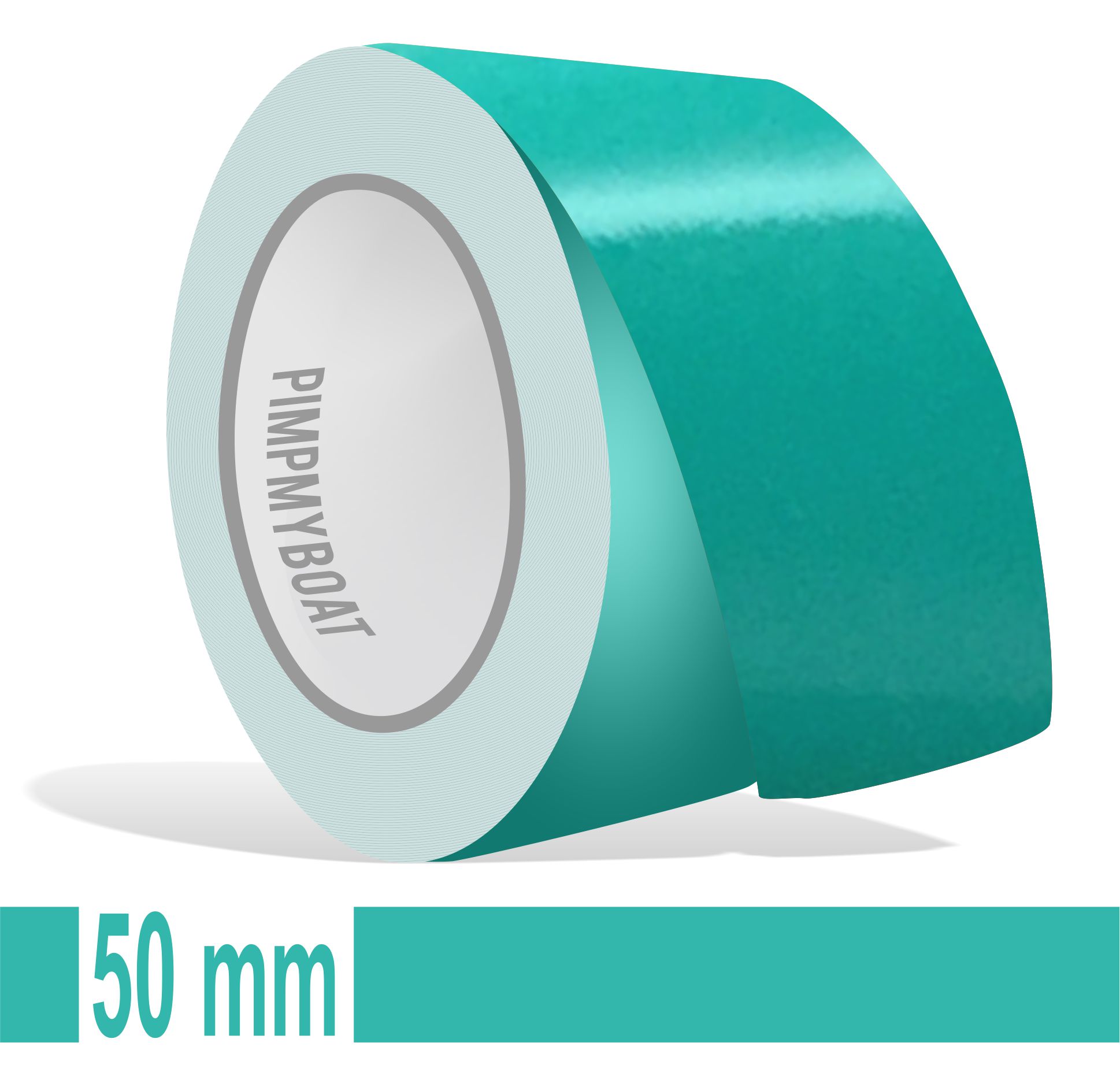 Zierstreifen blau 50mm türkis wasserblau blau grün in in 10 m Länge für Auto Boot Klebeband Dekorstreifen Tuningstreifen Autofolie Siviwonder