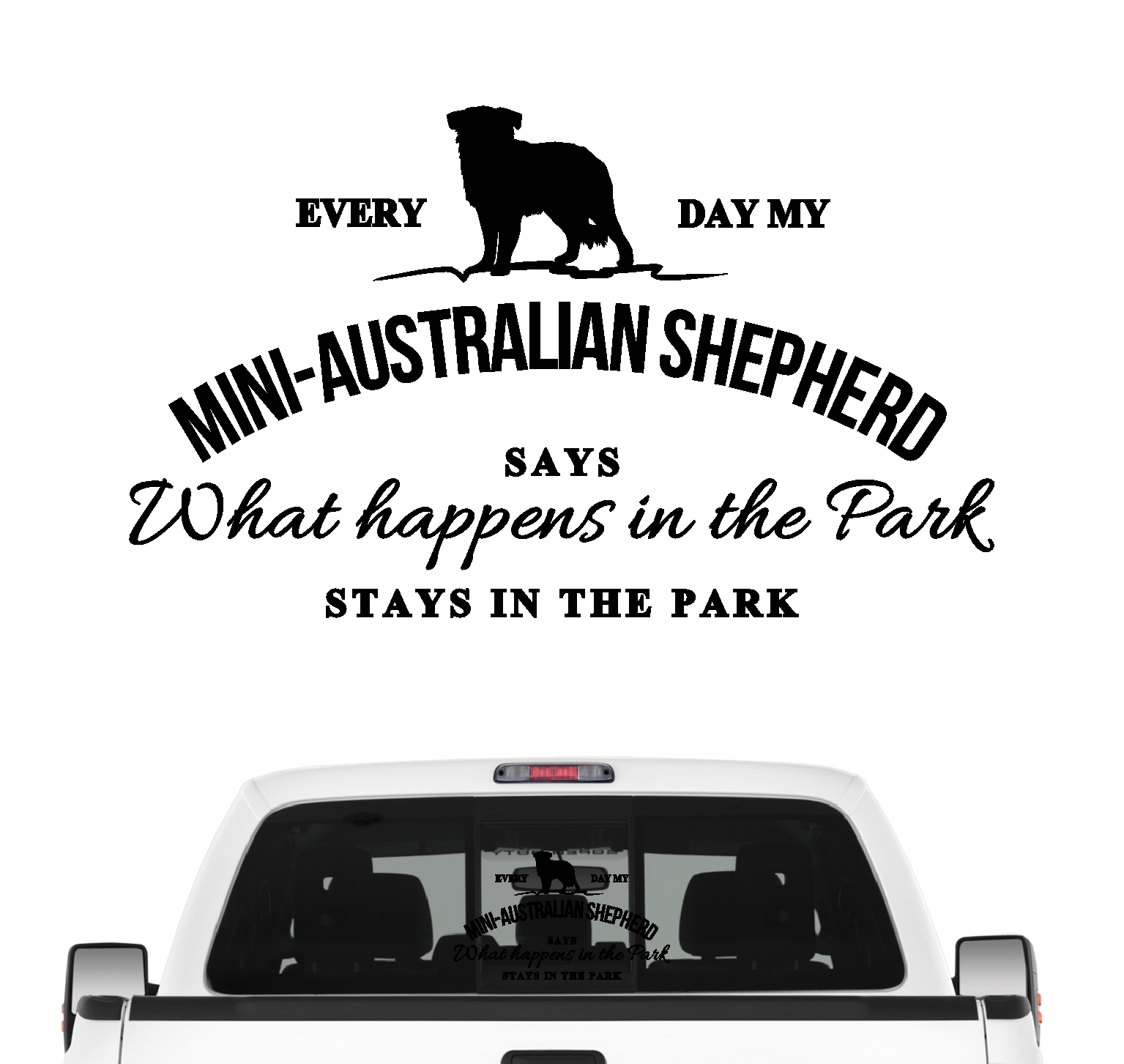 Mini Australian Shepherd Vintage Hundeaufkleber Hundemotiv Auto Folie Aussie