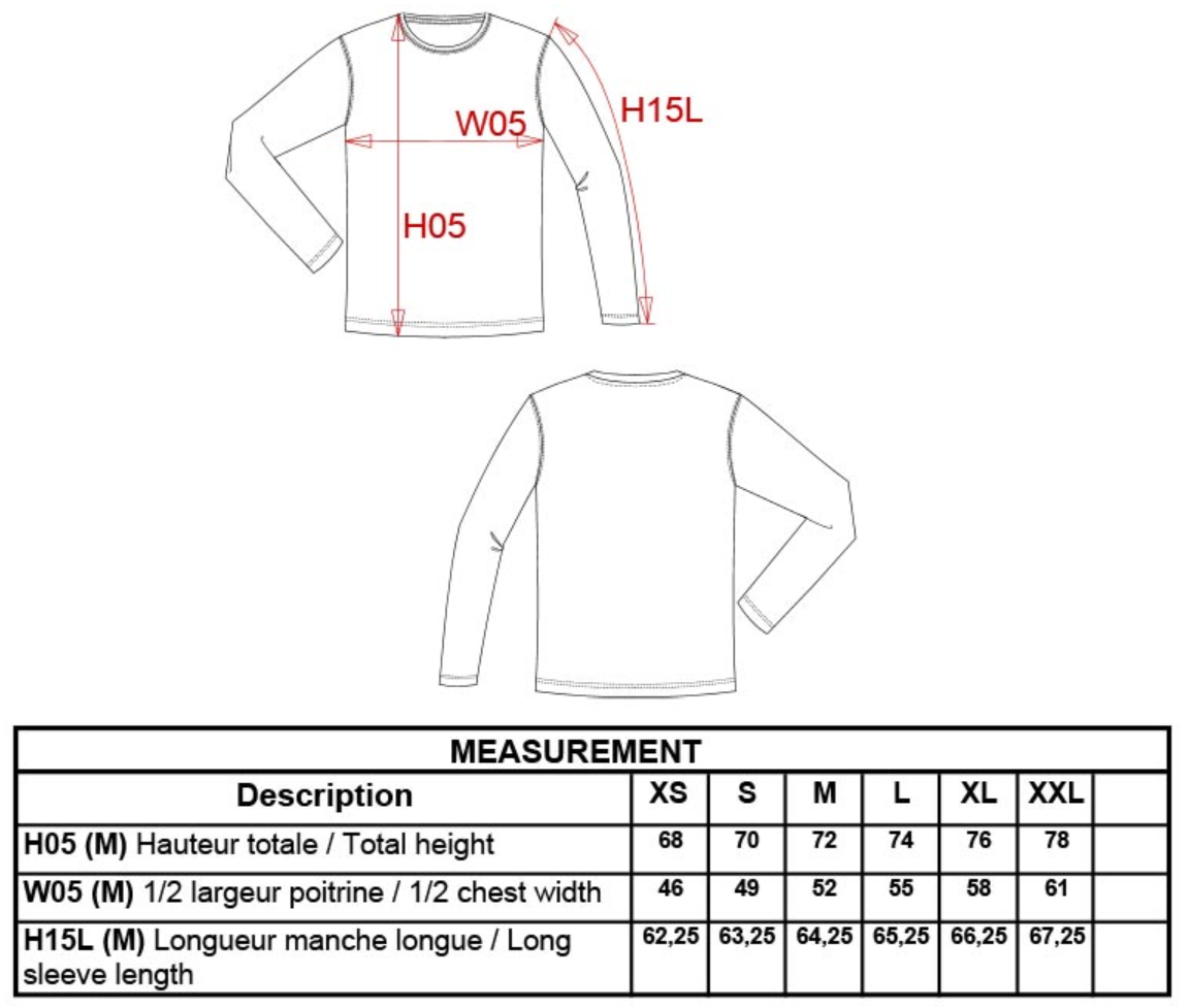 Shape and Ride Jersey Langarm Unisex Herren Sport Shirt