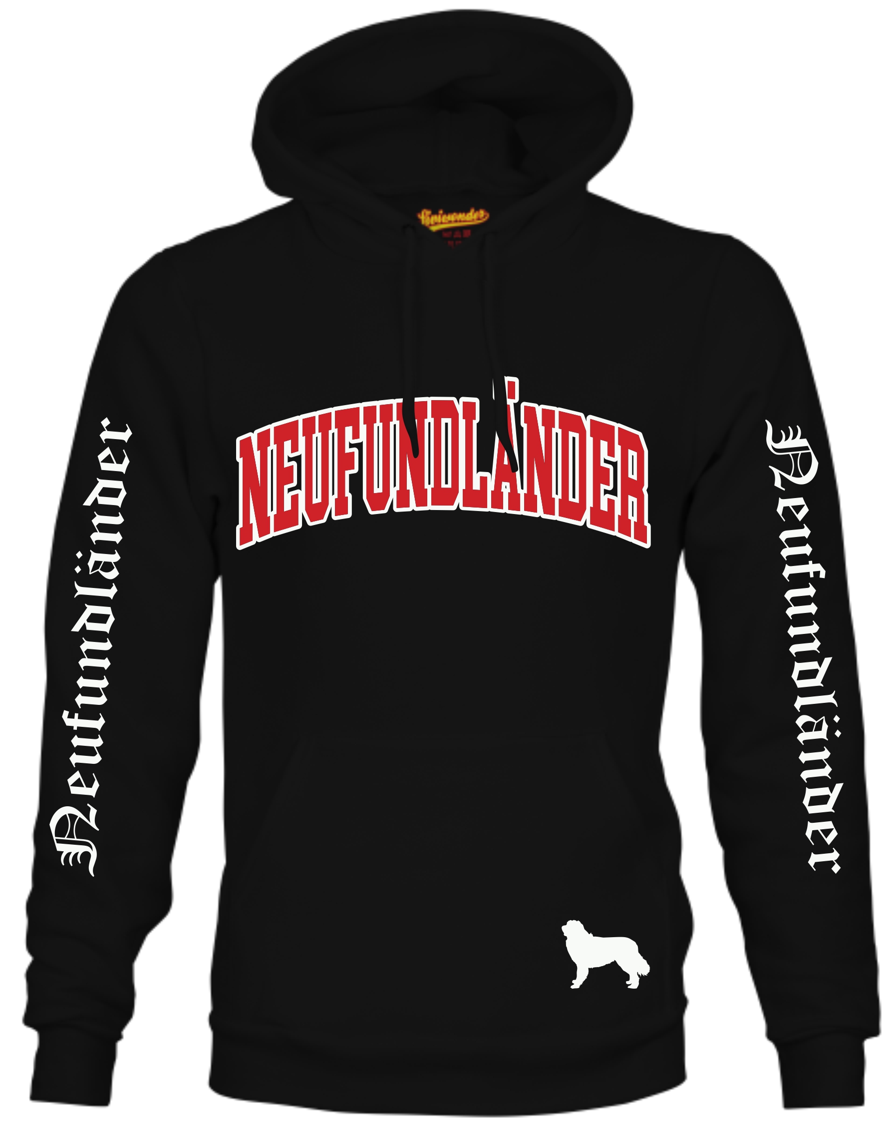 Neufundländer Neufi Newf  Newfie The Gentle Giant Dog Hoodie Unisex Sweatshirt Extreme Hundemotiv