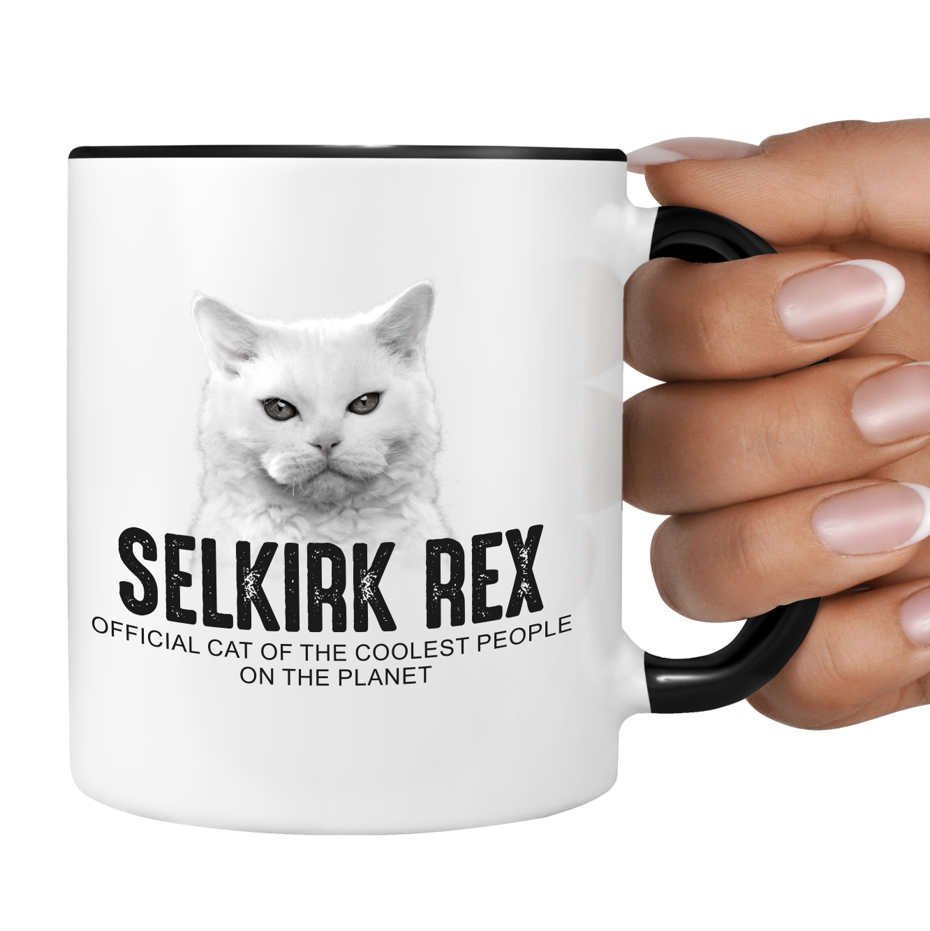 Selkirk Rex USA Katze Official Cat cool Tasse Kaffee lustig Kaffeebecher Design