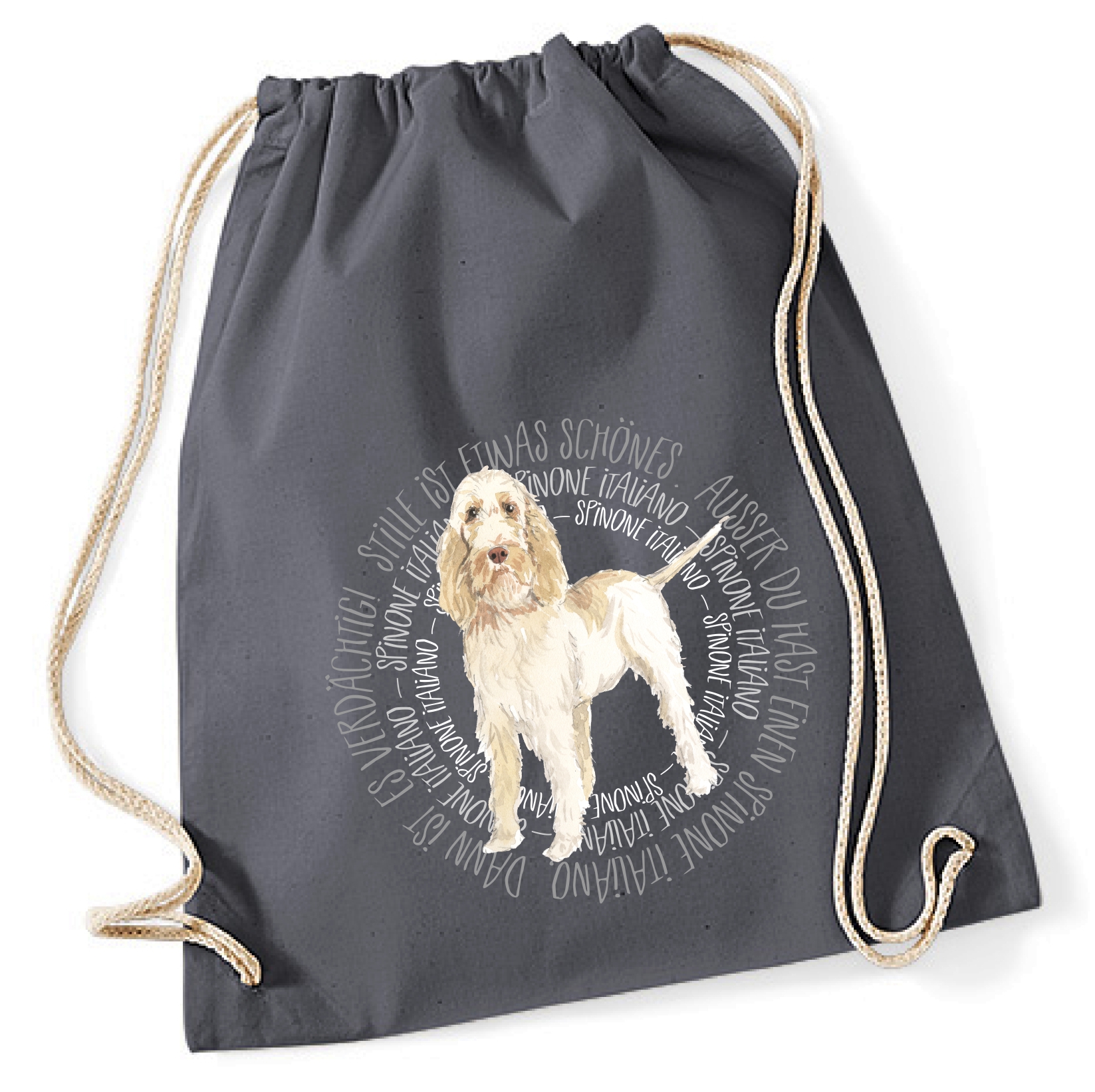 SPINONE ITALIANO TURNBEUTEL CIRCLE Watercolor by SIVIWONDER
