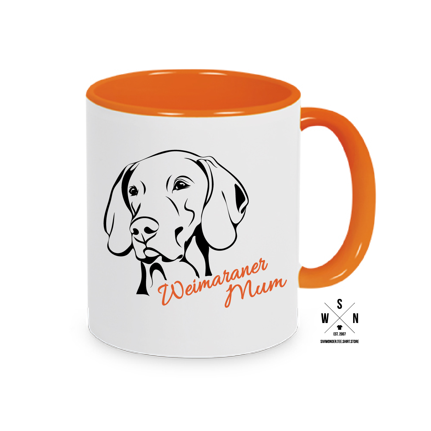 Tasse Kaffebecher WEIMARANER MUM / DAD