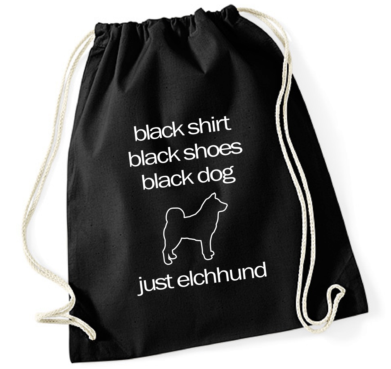 Elchhund Turnbeutel Innovation Hundemotiv Elch Jagdhund Norwegischer Schwedischer Elkhound  Jämthund Wolf