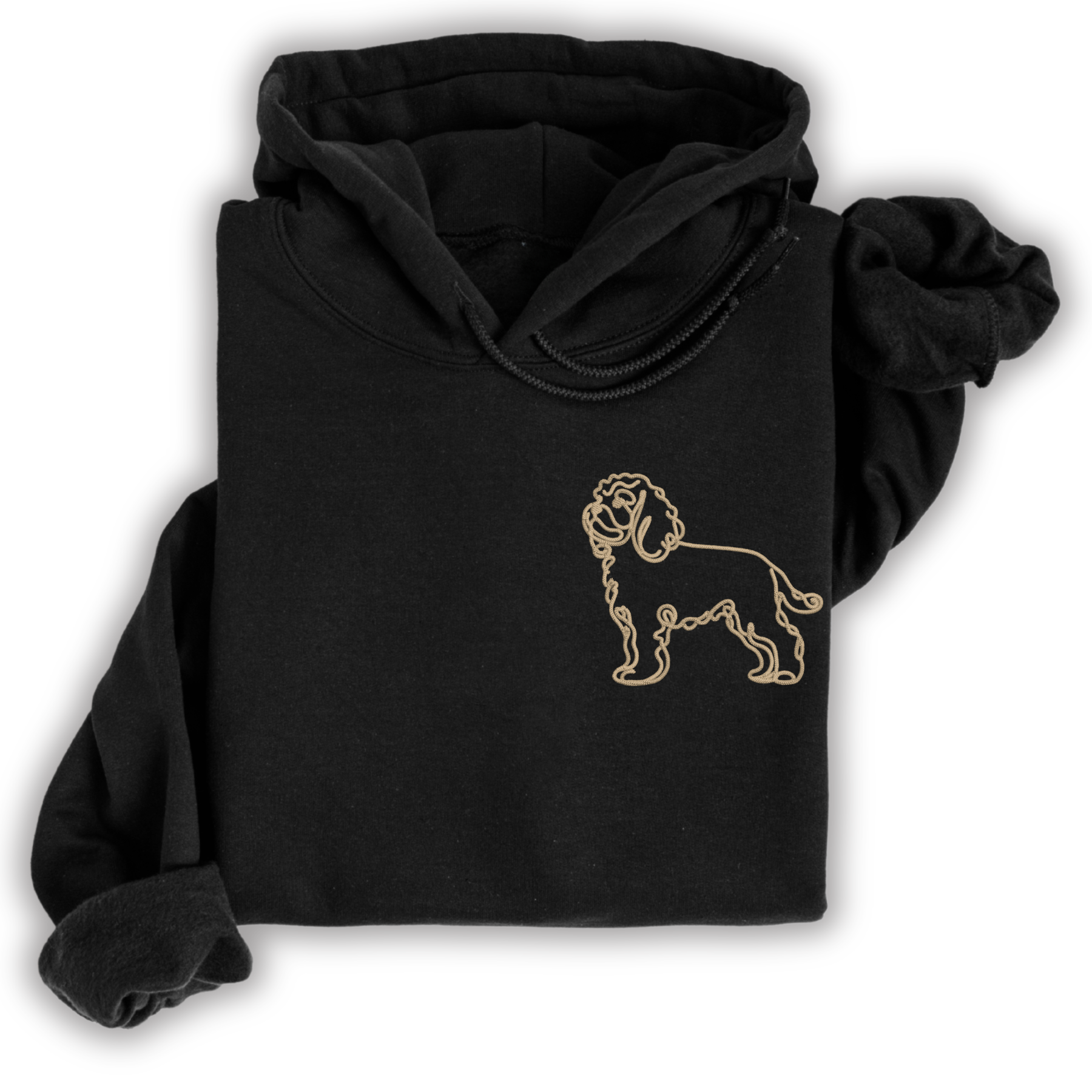 Hoodie Cavapoo gestickt Hund wählbare Stickerei kuschelig Stickerei personalisiert King Charles Span