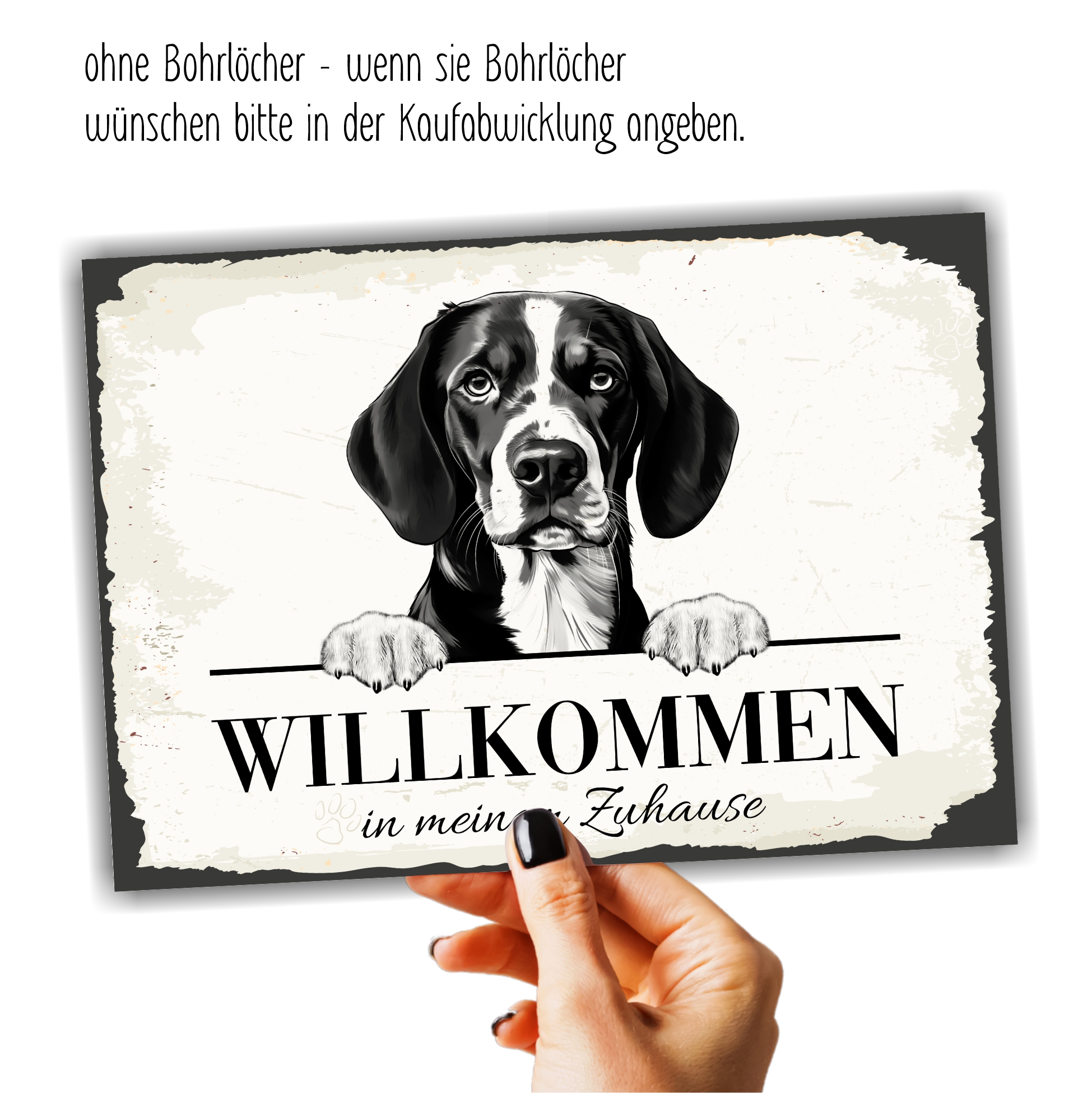 Hundeschild Willkommen Zuhause Beagle Schild Achtung Zaun Frau Spruch Türschild Hundeschild Warnschild  Design by Siviwonder