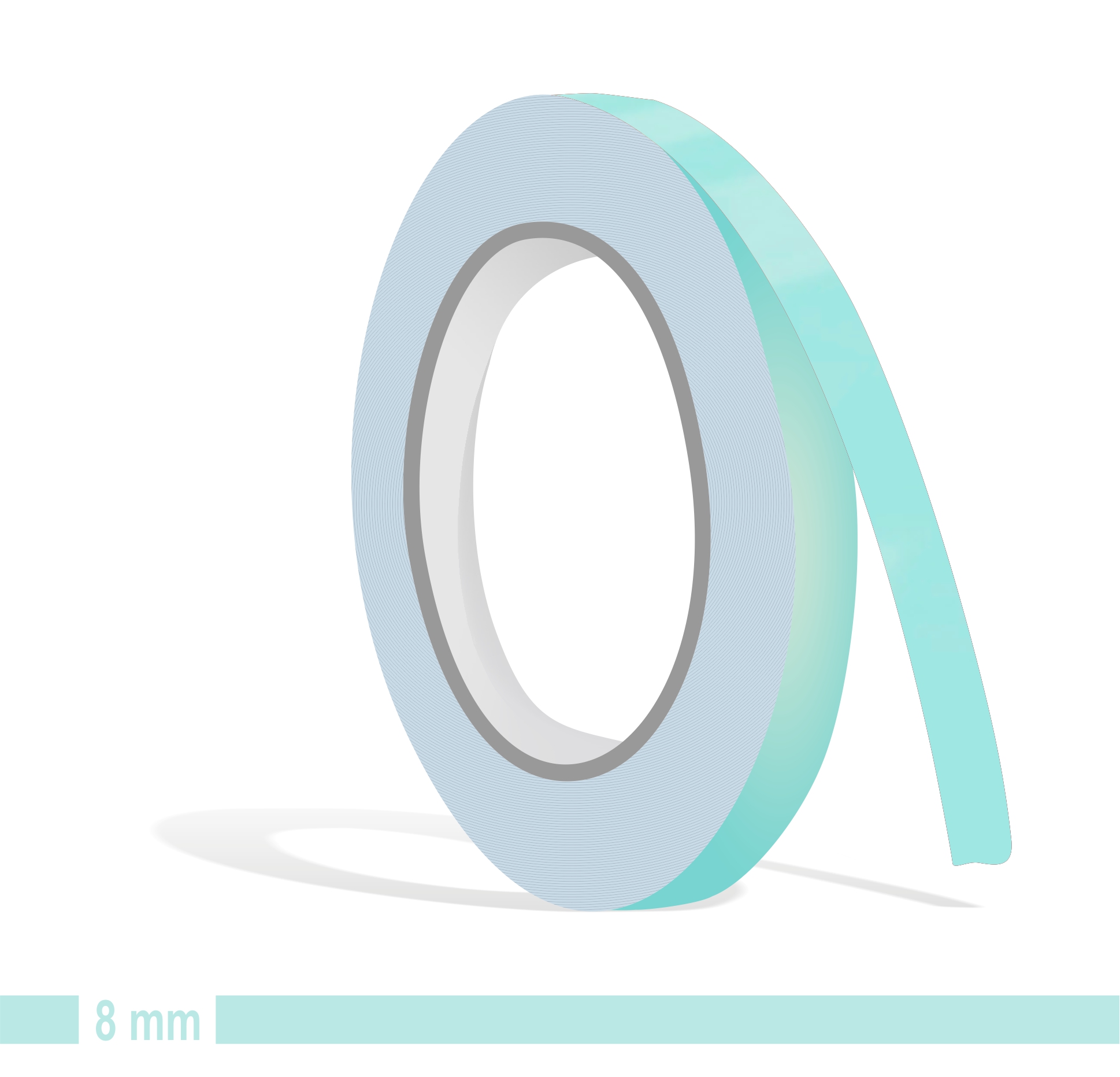 Zierstreifen blau 8mm pastelltürkis lichtgrün hellblau in in 10 m Länge für Auto Boot Klebeband Dekorstreifen Tuningstreifen Autofolie Siviwonder
