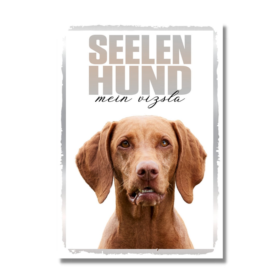 Magyar Vizsla Seelenhund Dog Schild Spruch Türschild Hundeschild Warnschild Soulmate