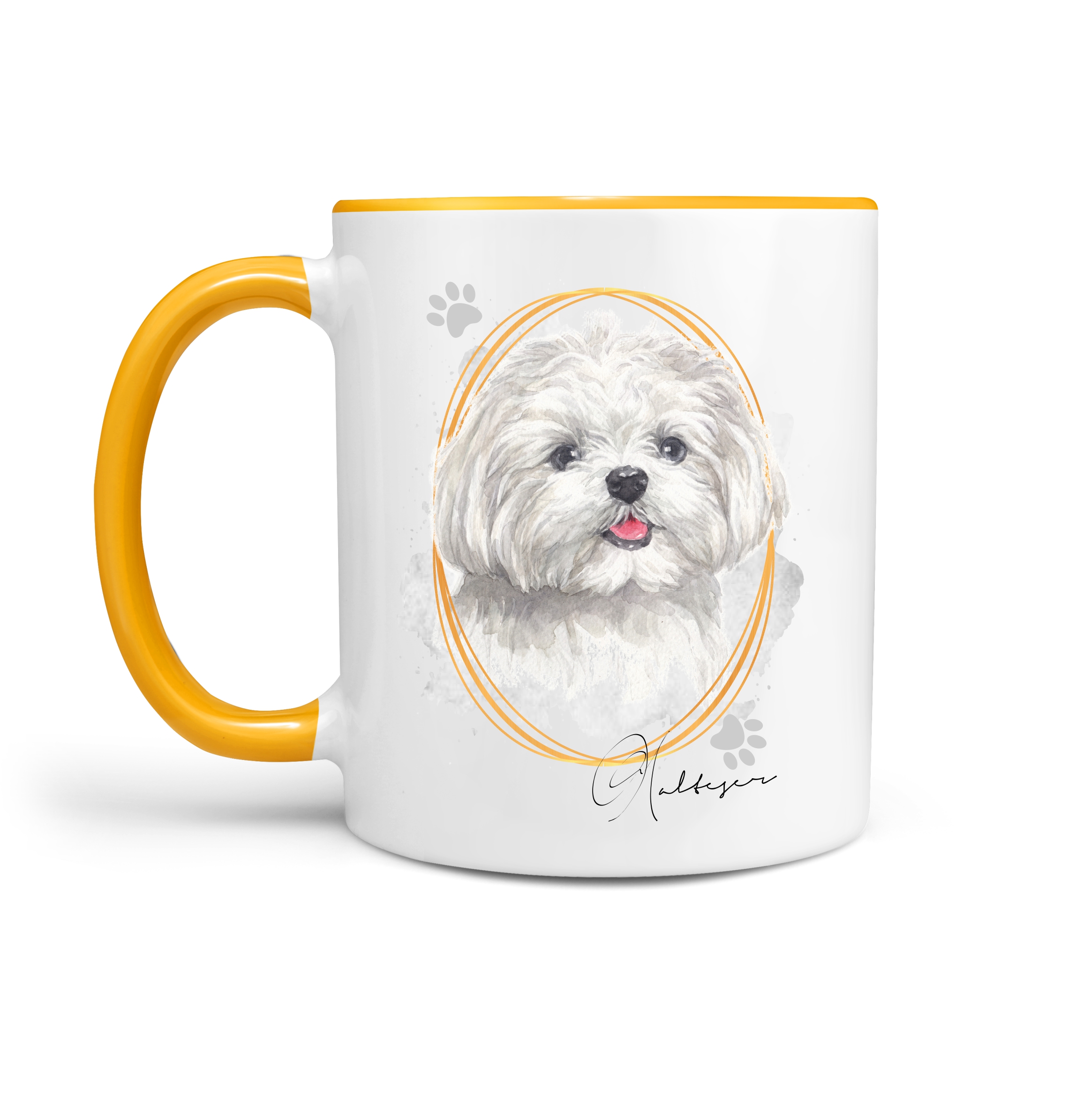 Malteser Tasse SIGNATURE DOGS Hund Motiv Hundemotiv Kaffee