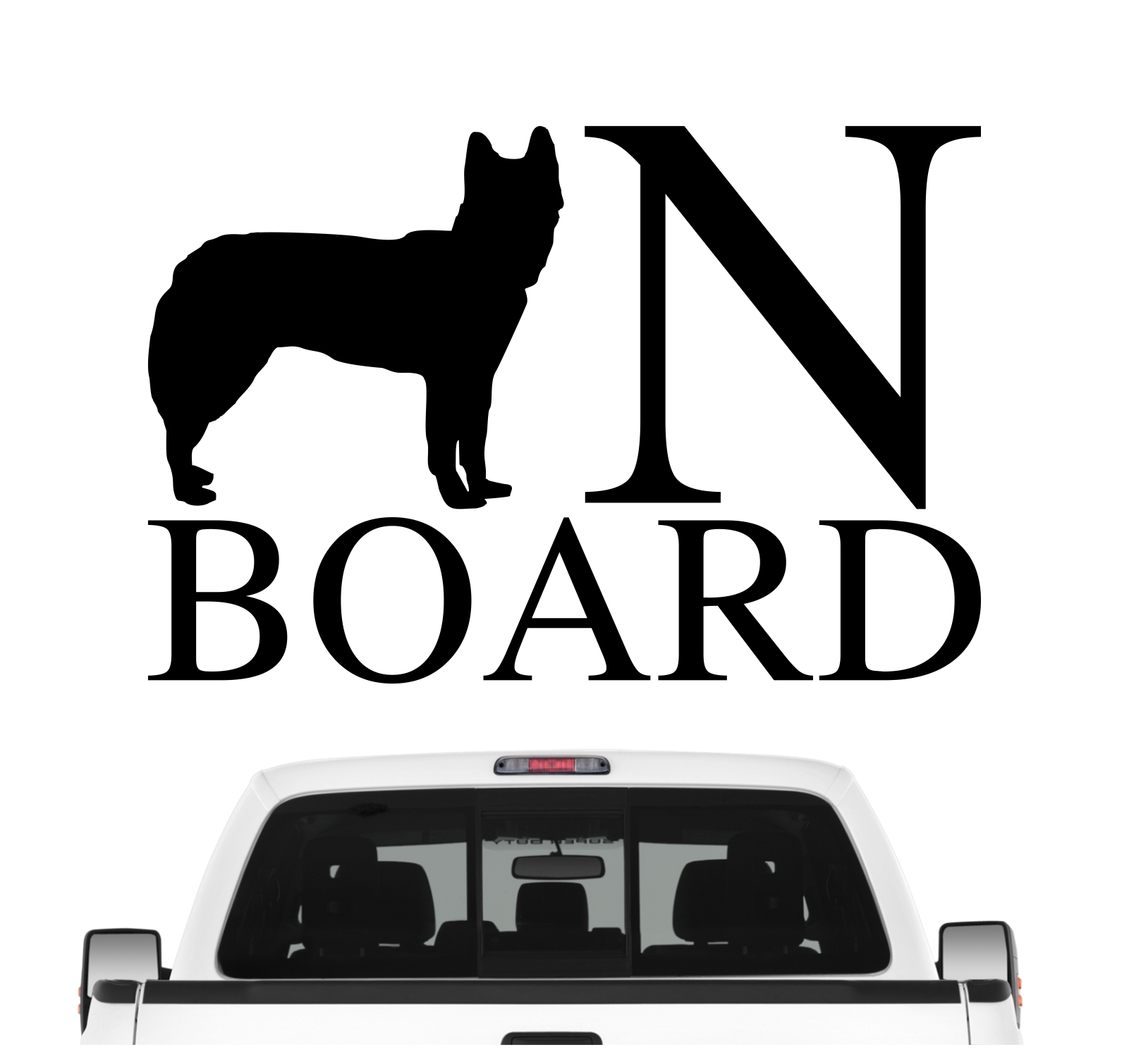 Husky Board Auto Aufkleber Hund Folie Wandtattoo Tattoo Sticker Siberian Icee Sibe Chukcha Huskies Sibireien Schlittenhund