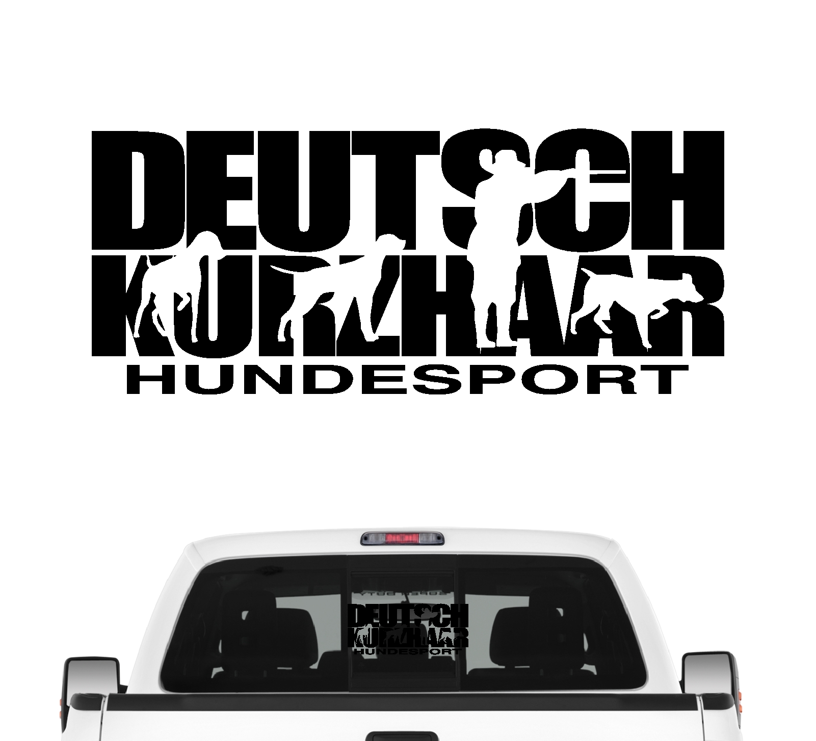 Deutsch Kurzhaar Hundesport Autoaufkleber Hund Folie Aufkleber German Jagdhund
