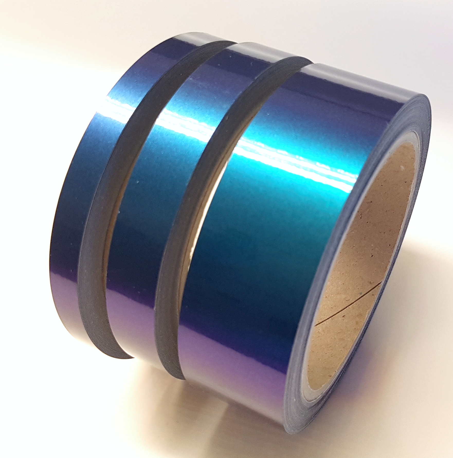 Zierstreifen Shift Effect Marine blau violett Flip Flop  in in 10 m Länge für Auto Boot Klebeband Dekorstreifen Tuningstreifen Autofolie Siviwonder