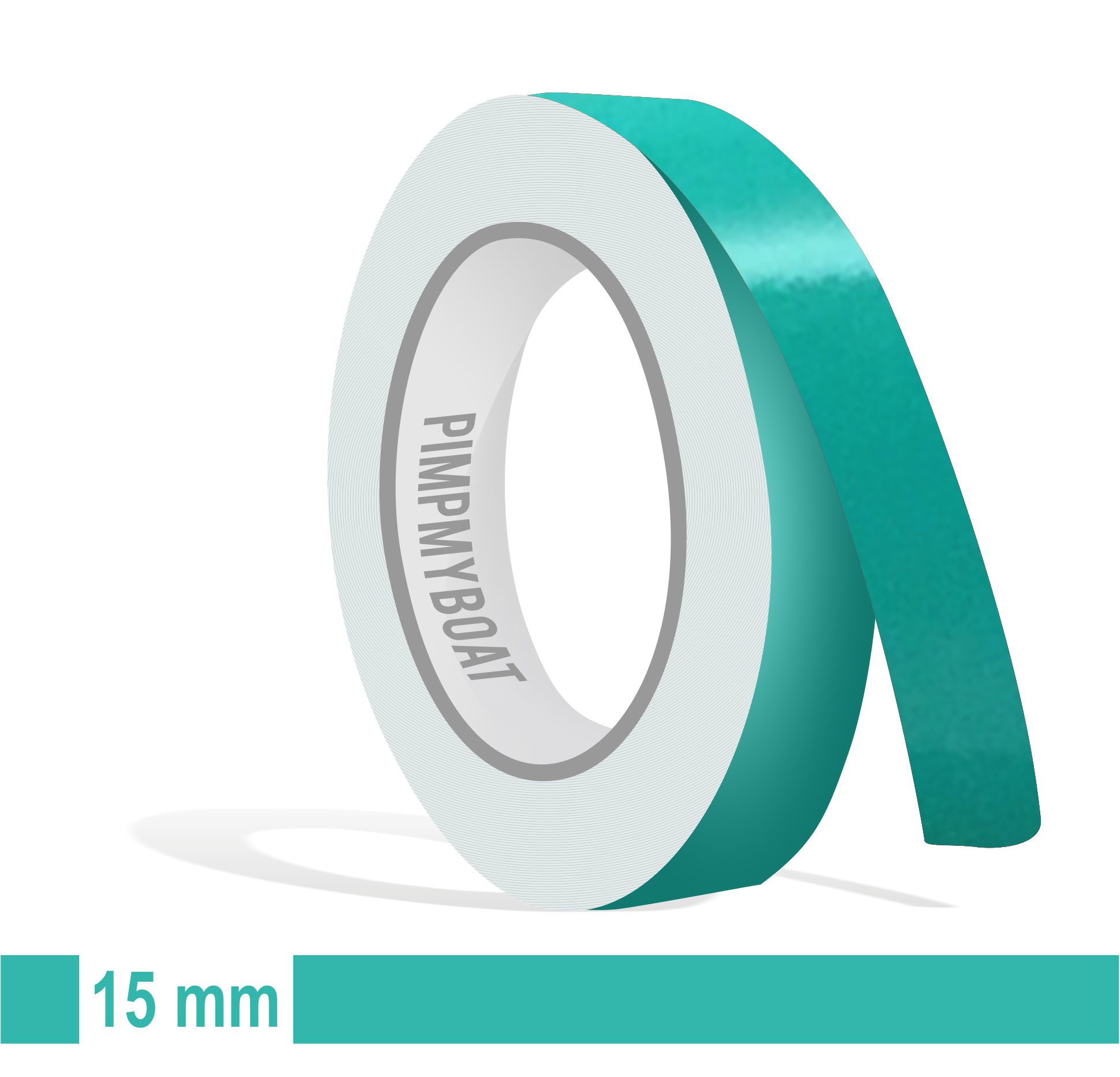 Zierstreifen blau 15mm türkis wasserblau blau grün in in 10 m Länge für Auto Boot Klebeband Dekorstreifen Tuningstreifen Autofolie Siviwonder