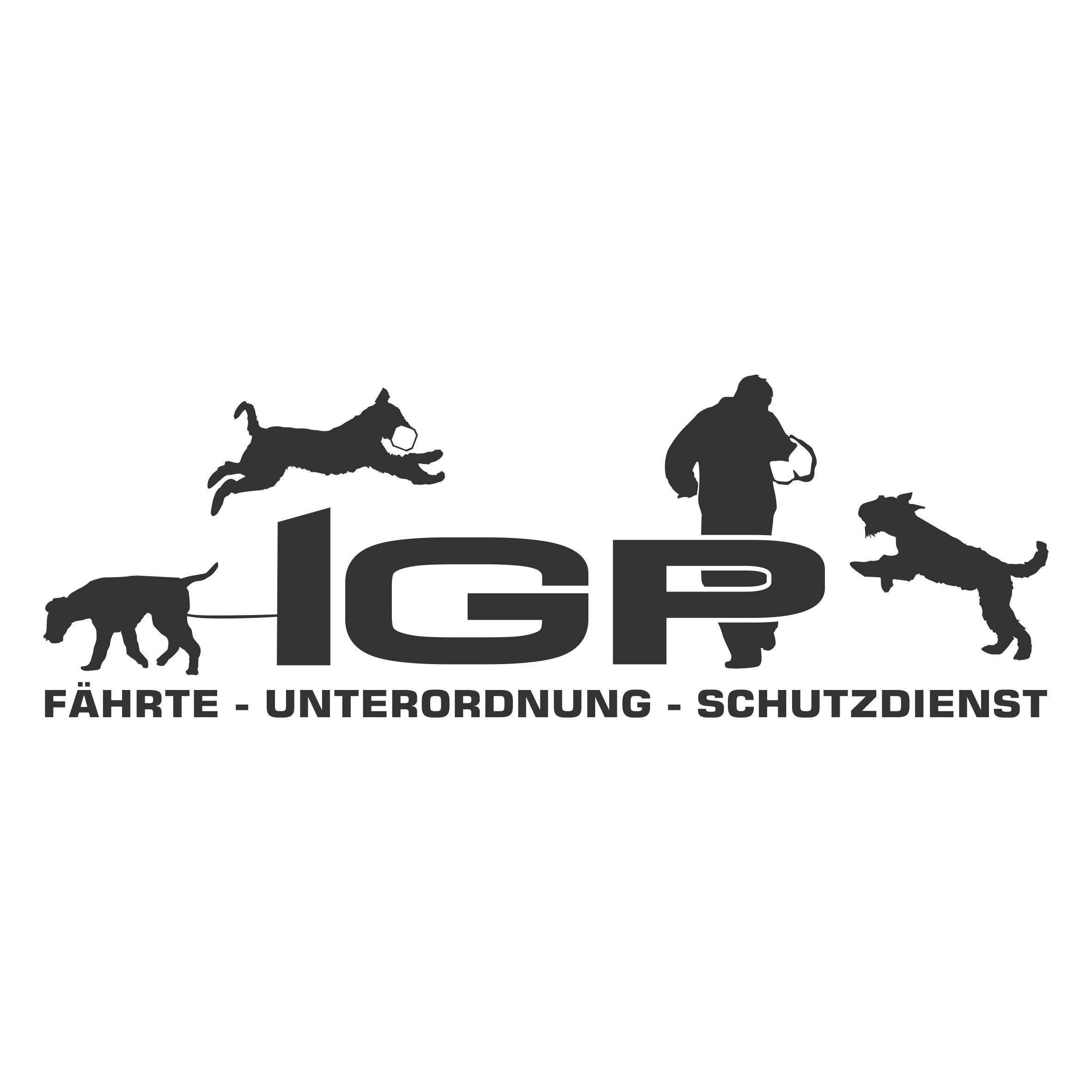 Aufkleber Hundemotiv Rasse IGP IPO Begleithund Prüfung Internationale Prüfungsordnung Gebrauchshudeprüfung Fährte Schutzdienst U