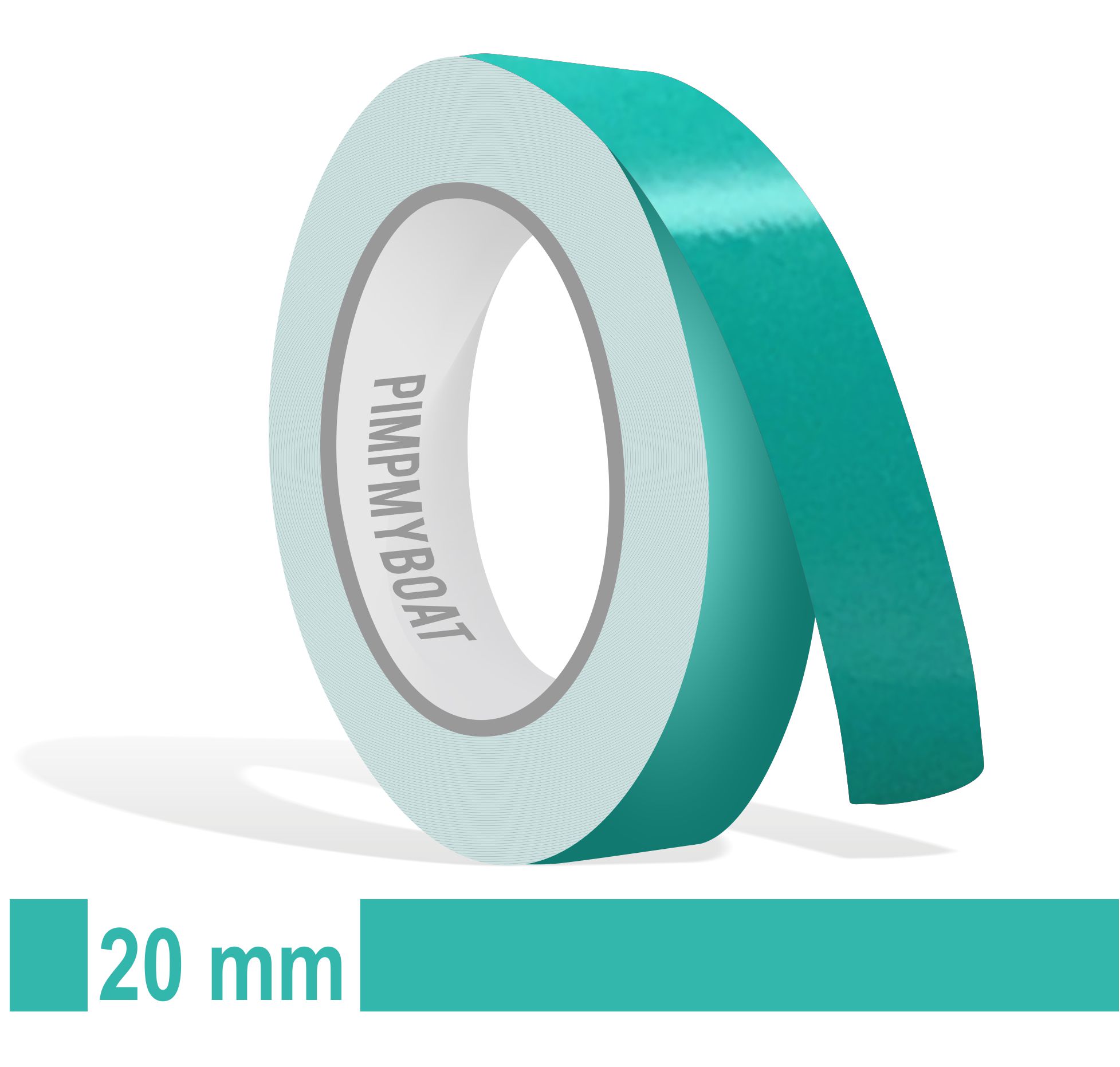 Zierstreifen blau 20mm türkis wasserblau blau grün in in 10 m Länge für Auto Boot Klebeband Dekorstreifen Tuningstreifen Autofolie Siviwonder