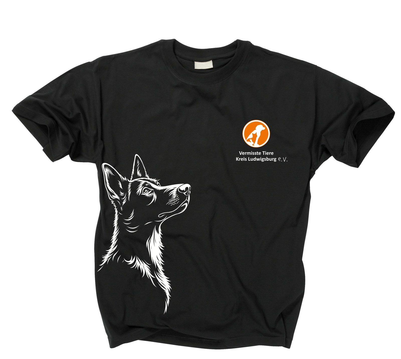 Vermisste Tiere Kreis Ludwigsburg T- Shirt Männer Unisex