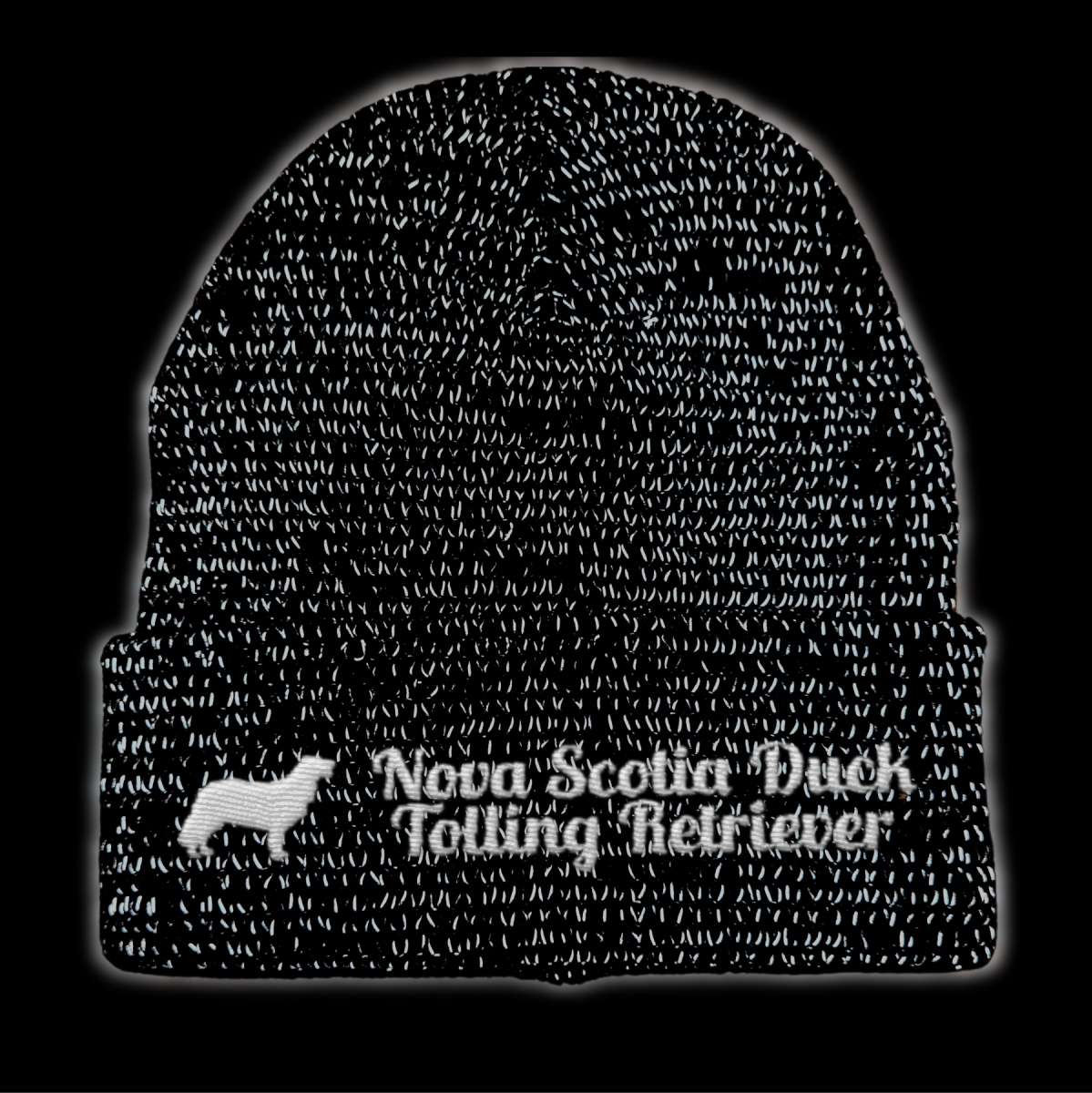 Nova Scotia Duck Tolling Retriever reflektierende Mütze Stickerei Hund Winter Strickmütze reflex Bea