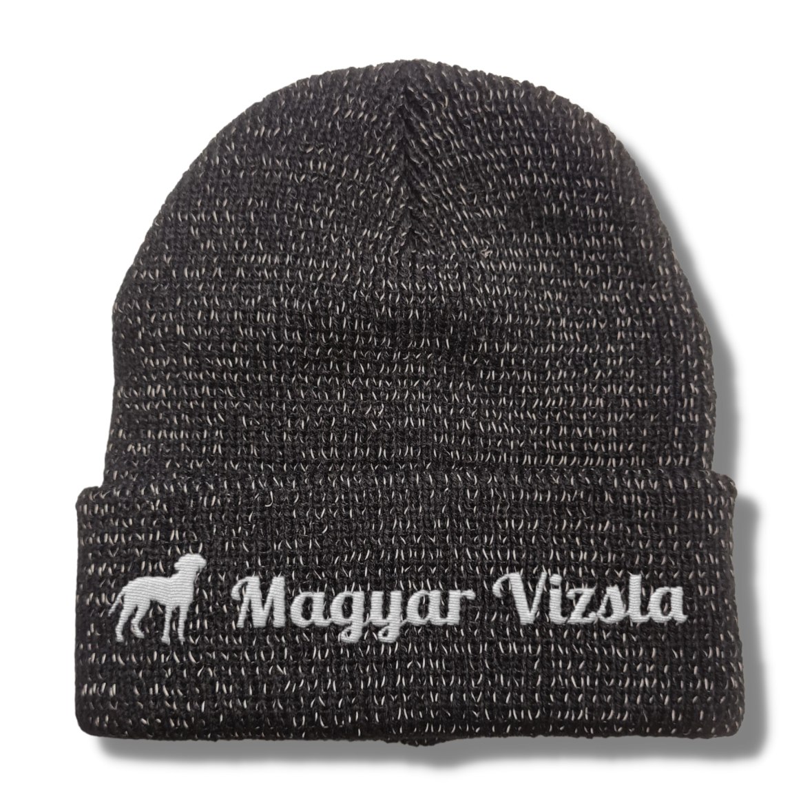 Magyar Vizsla reflektierende Mütze Stickerei Hund Winter Strickmütze reflex Beanie warm