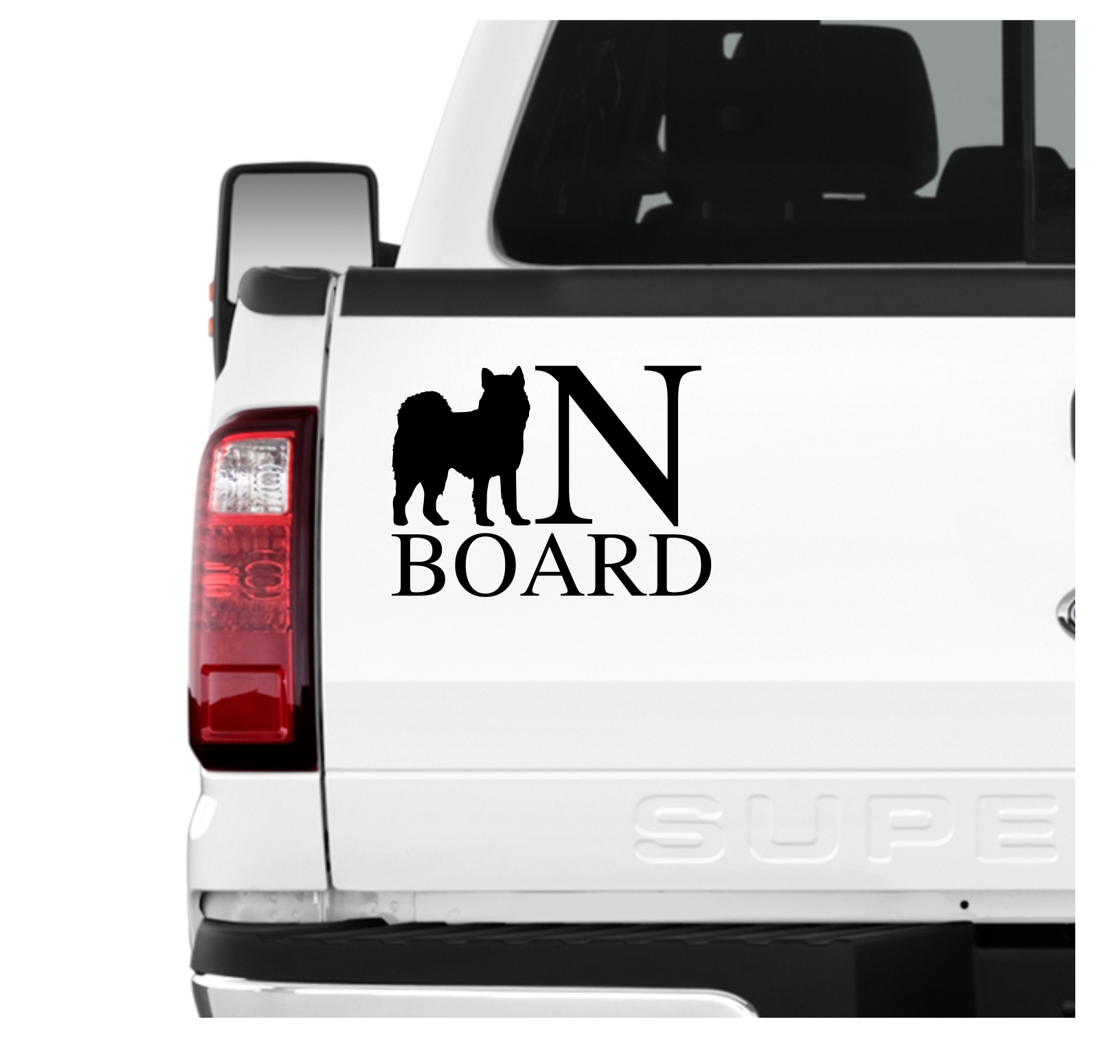 Alaskan Malamute Board Auto Aufkleber Hund Folie Wandtattoo Tattoo Sticker Mally Mal