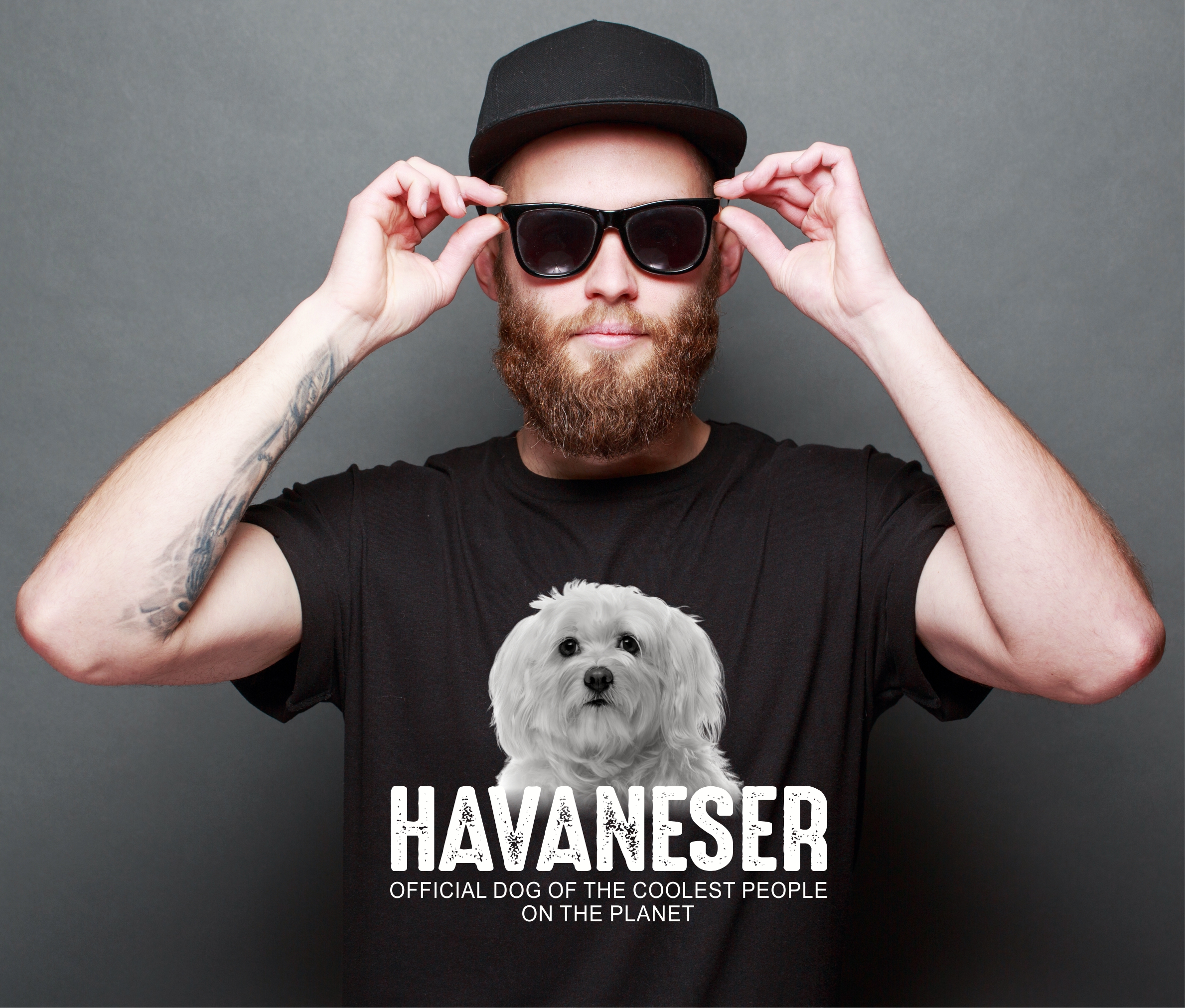 Havaneser Havanese Kuba Bichon Havana Bichon Habanero  Dog cool Leute lustig Shirt T-Shirt Hundemotiv Siviwonder