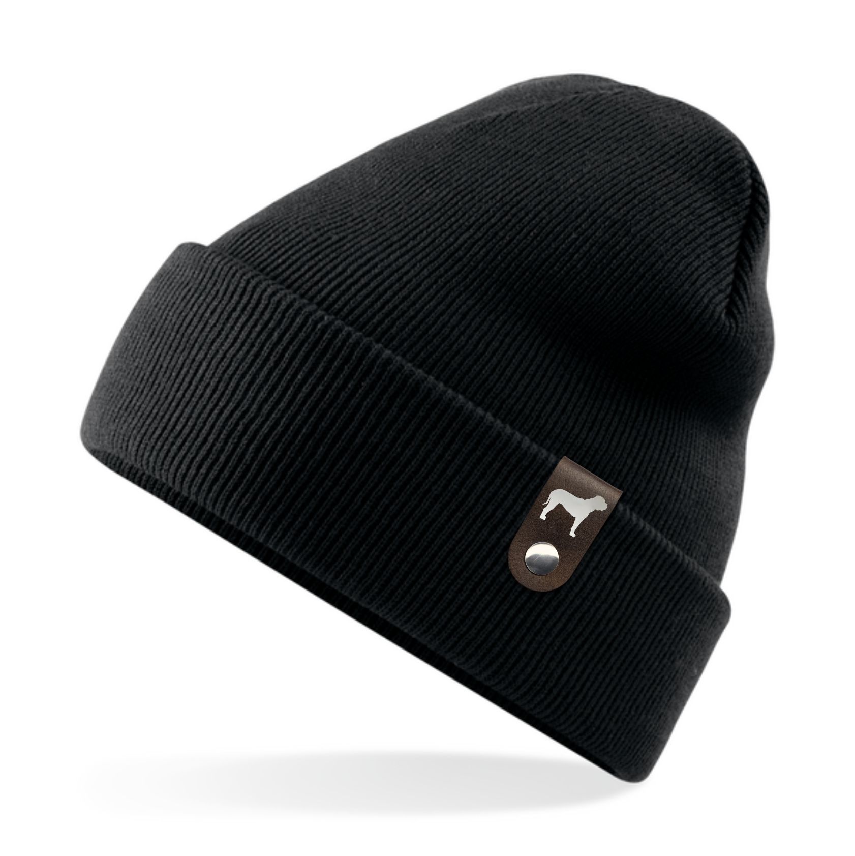 Cane Corso Mütze mit Patch Gassi Beanie Strickmütze Witzig Spruch Warm Herren Damen Italiano