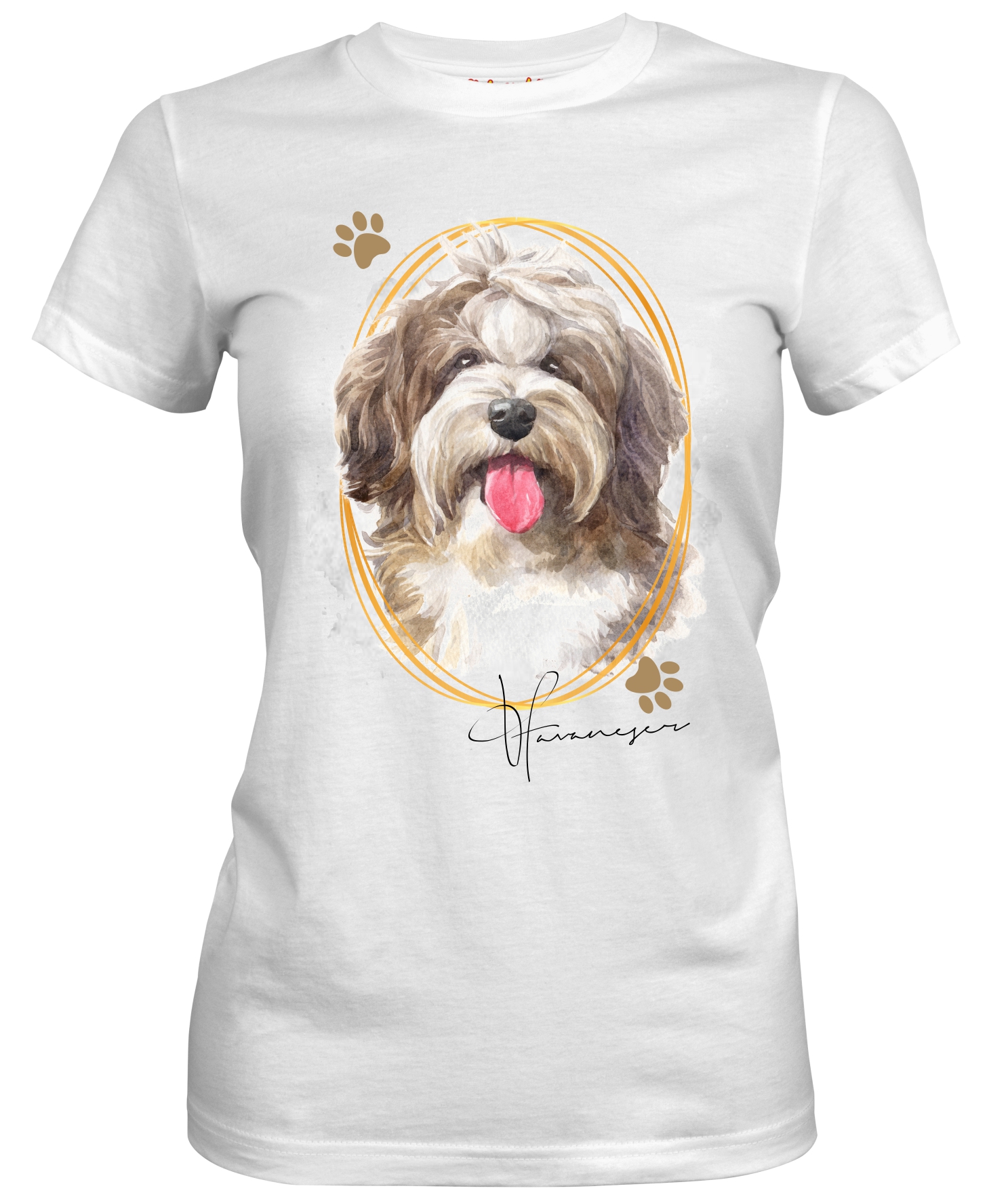 Damen Shirt HAVANESER 2 Signature Dogs Motiv by SIVIWONDER