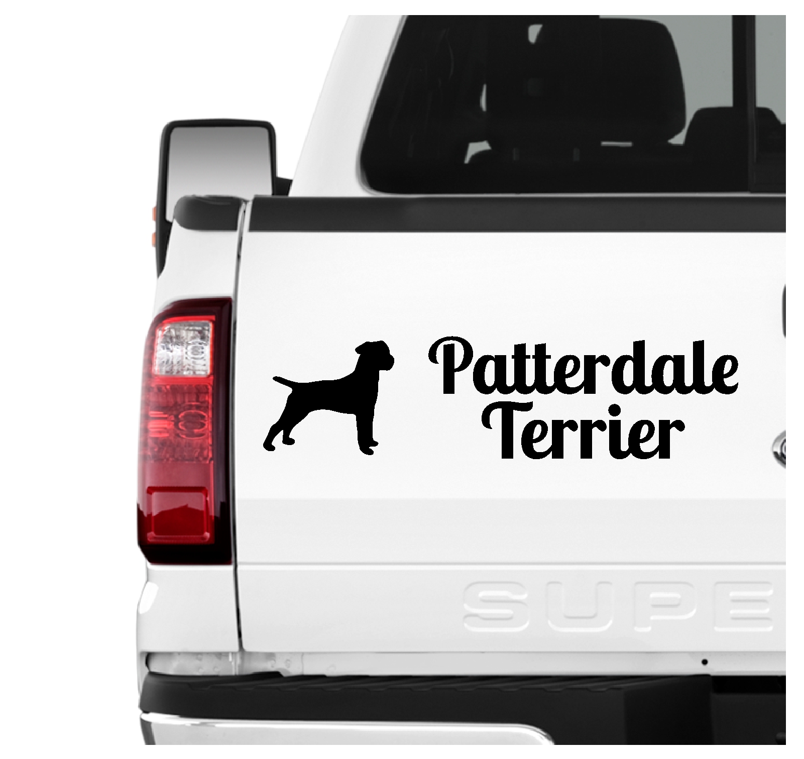 Patterdale Terrier Dog 3er Set  AUTOAUFKLEBER Aufkleber Hunde Hundemotiv by SIVIWONDER