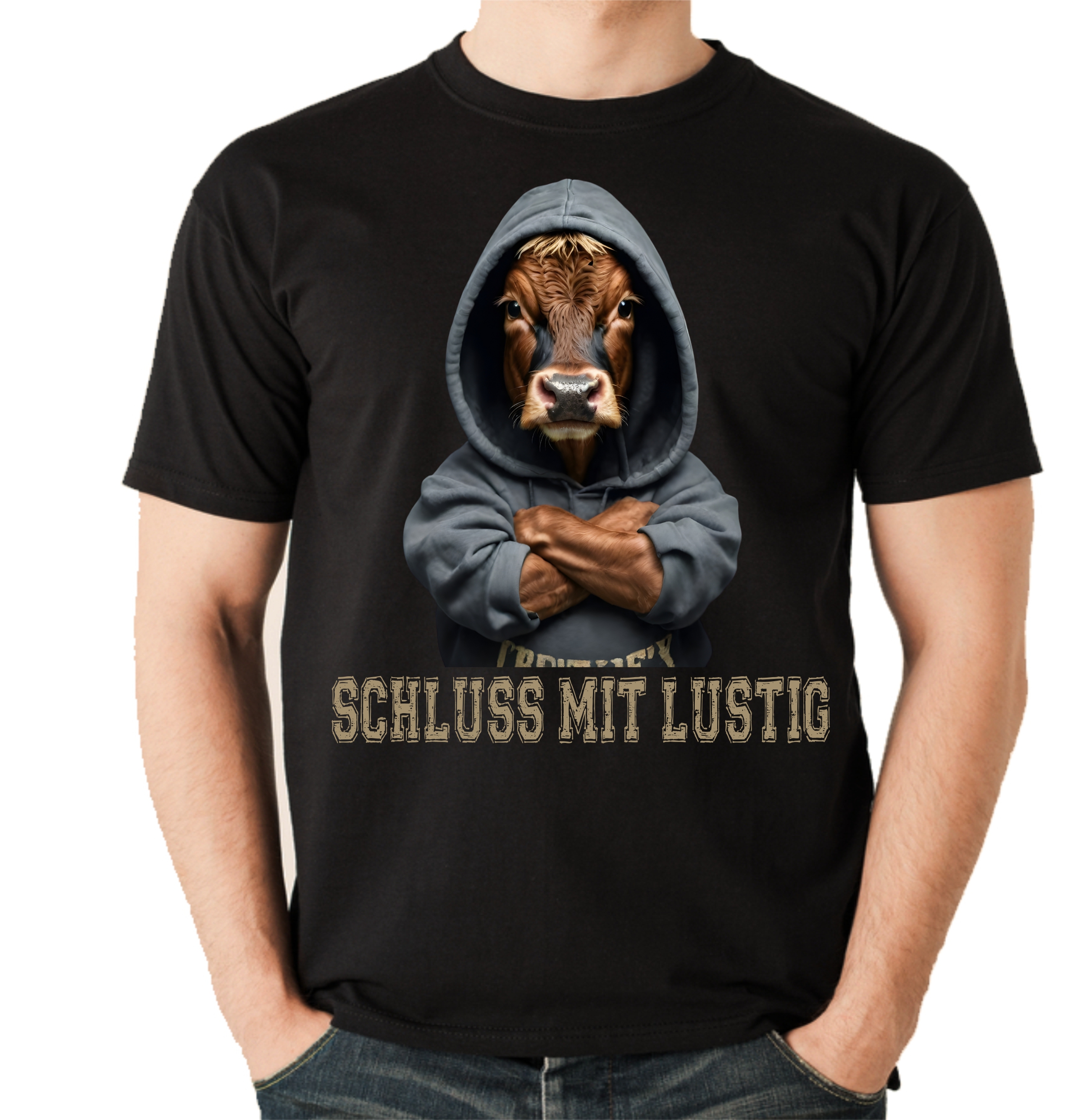 Kuh Bauern Protest No.2 Shirt Unisex T-Shirt Sprüche Schluss lustig Cow Landwirt
