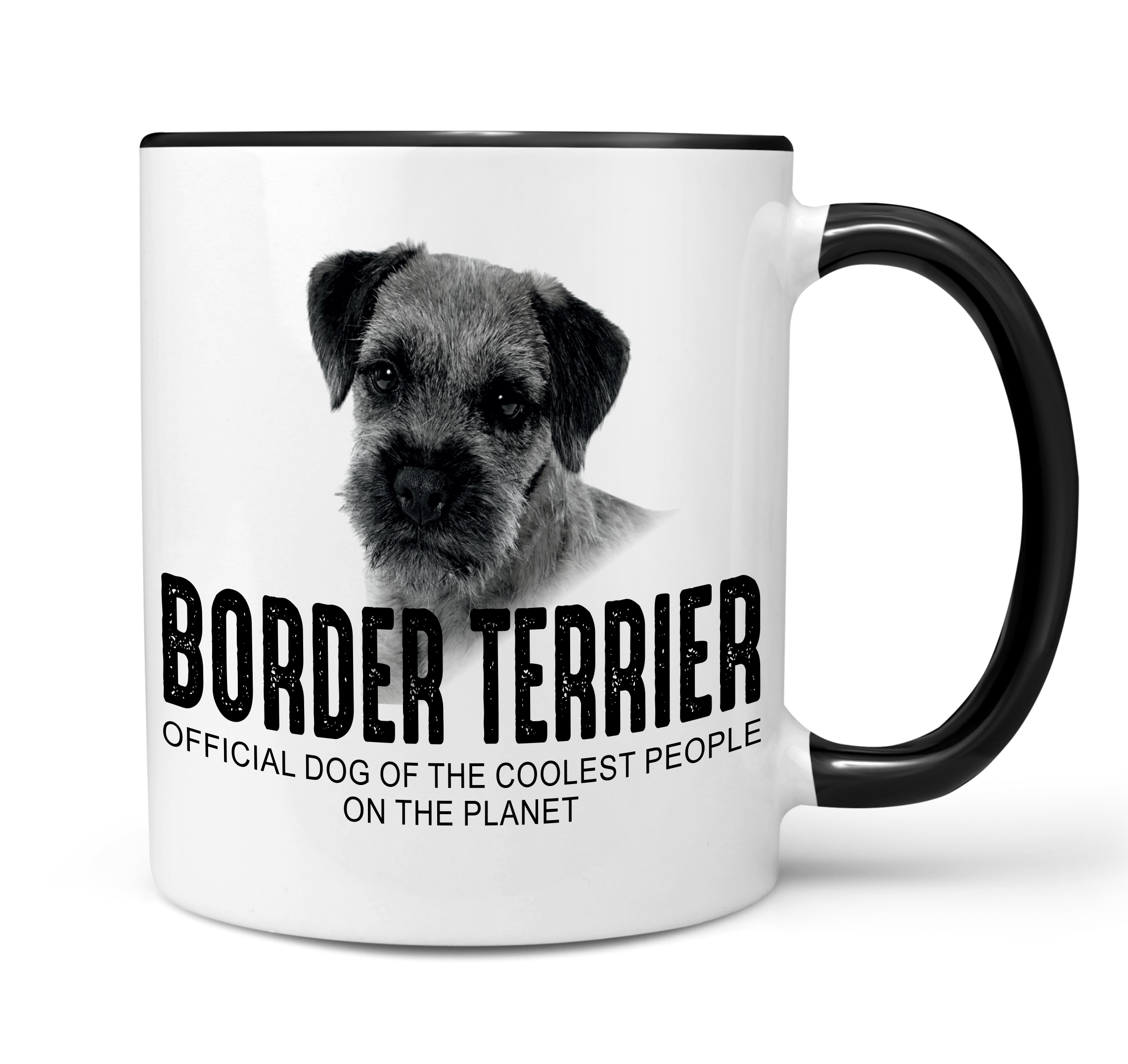 Border Terrier Dog cool Leute lustig Dog Tasse Kaffeetasse Kaffeebecher happy Design by Siviwonder