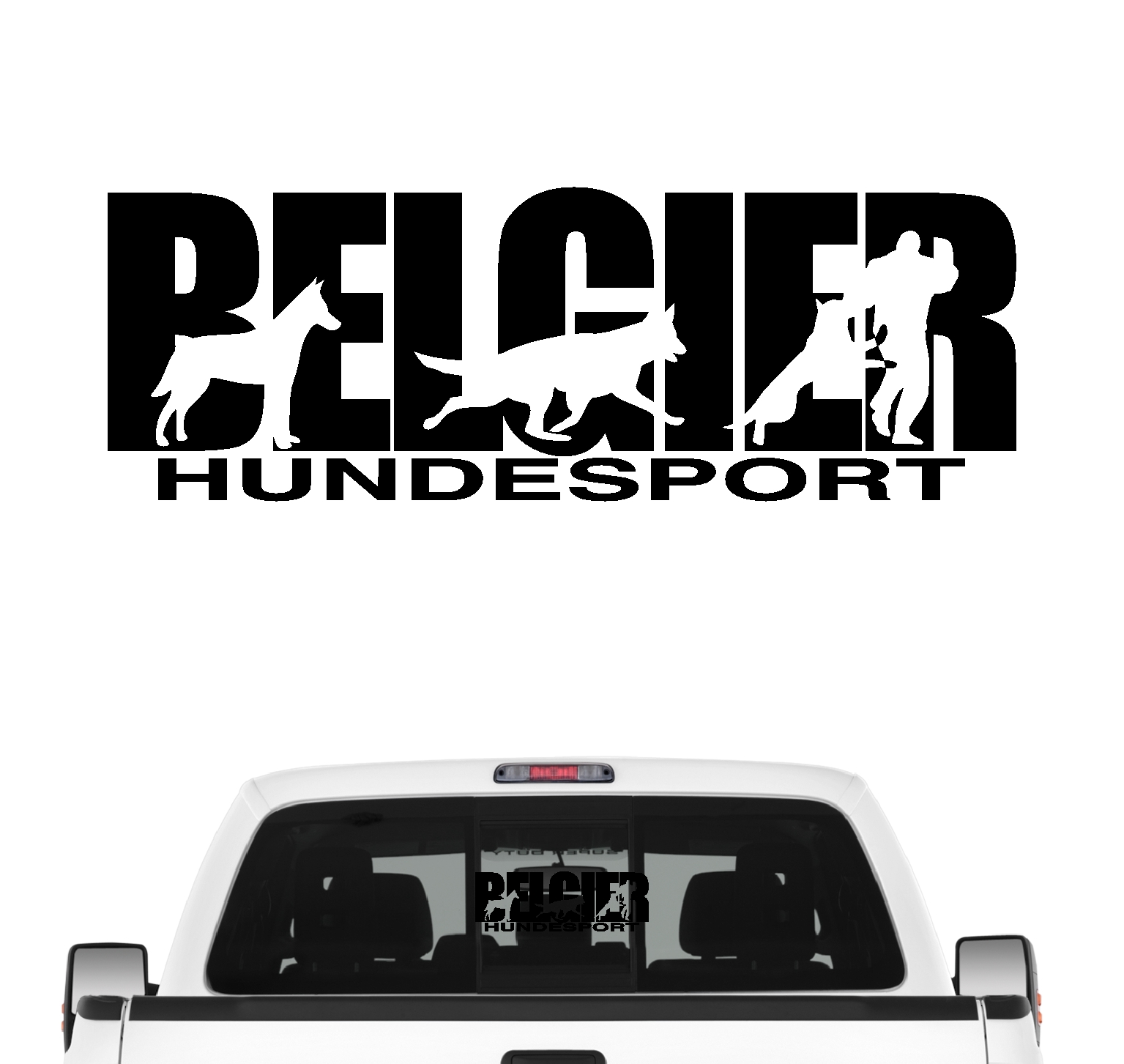 Belgier Hundesport Autoaufkleber Hund Folie Aufkleber Schäferhund Belgischer