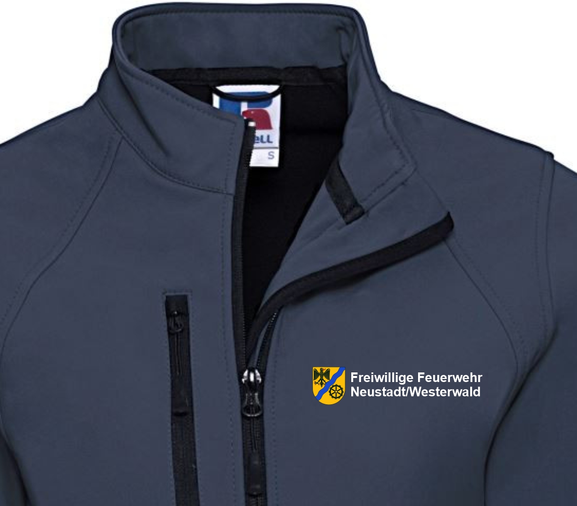 Feuerwehr Neustadt Westerwald Damen 3-Lagen Softshell Jacke Unisex Feuerwehren