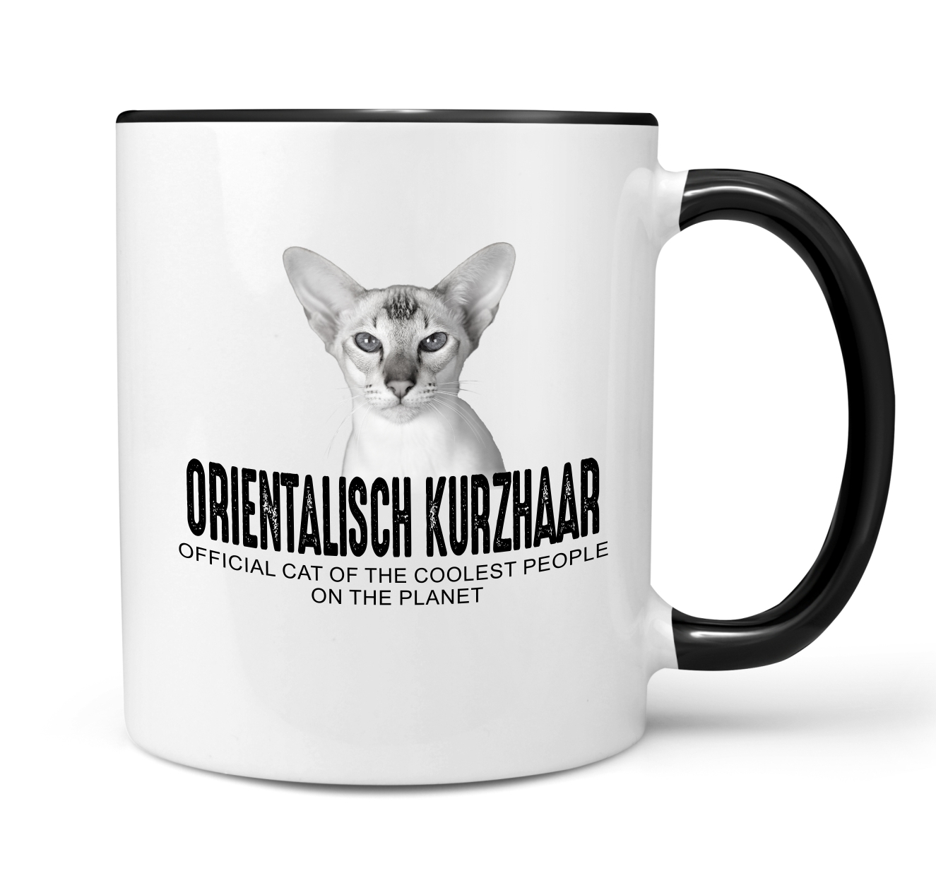 Orientalische Kurzhaar OKH  Katze Official Cat cool Tasse Kaffee lustig Kaffeebecher Design
