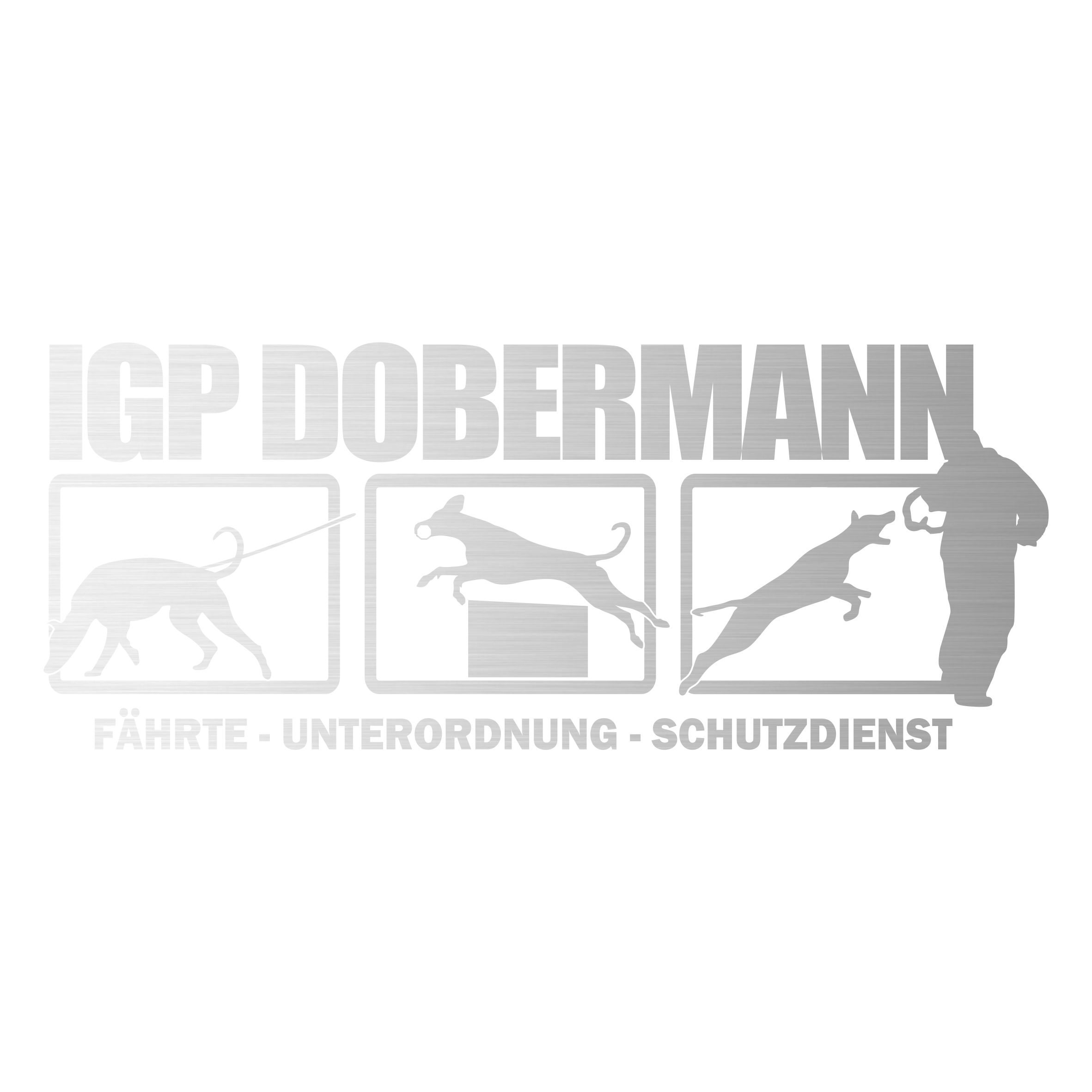Aufkleber Hundemotiv Rasse IGP IPO Begleithund Prüfung Internationale Prüfungsordnung Gebrauchshudeprüfung Fährte Schutzdi