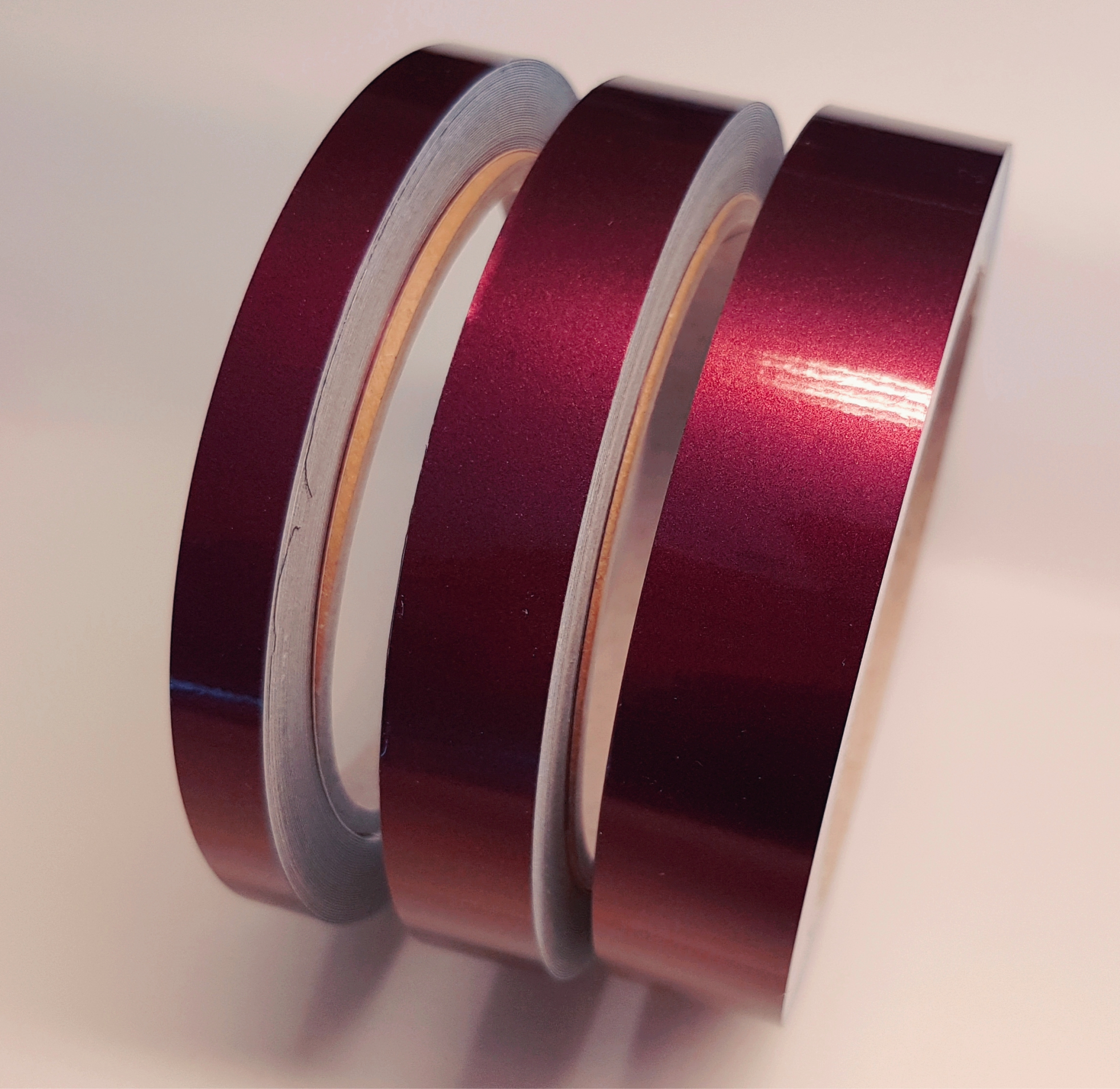 Zierstreifen Shift Effect Cranberry rot braun Kupfer Flip Flop  in in 10 m Länge für Auto Boot Klebeband Dekorstreifen Tuningstreifen Autofolie Siviwonder