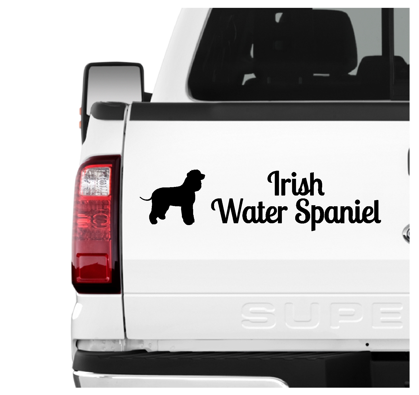 Irish Water Spaniel Whiptail Shannon Spanier Bog Dog 3er Set  AUTOAUFKLEBER Aufkleber Hunde Hundemotiv by SIVIWONDER